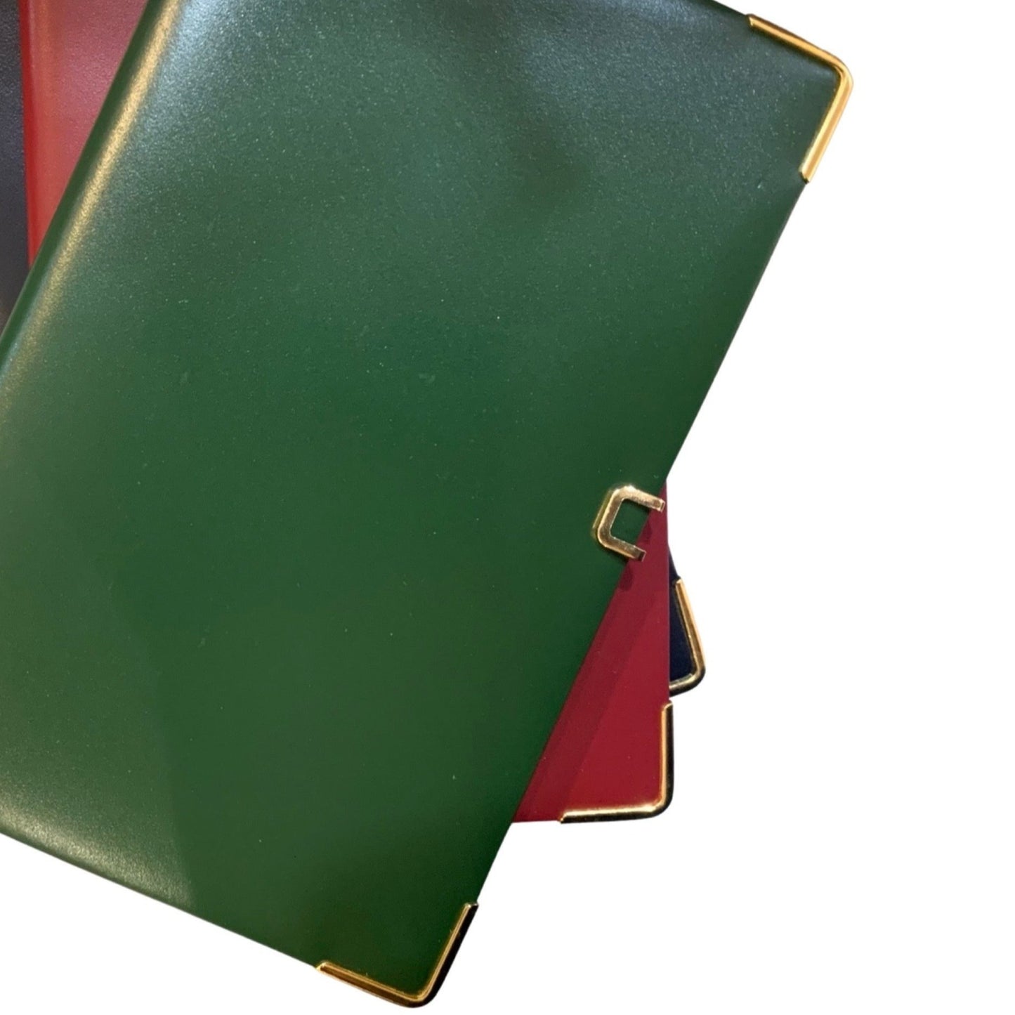 Address Passwords Book | 5 by 3 inches | Calf Leather | Gold Corners | Pencil and Gold Clasp with Gold Corners | A53CJCGC