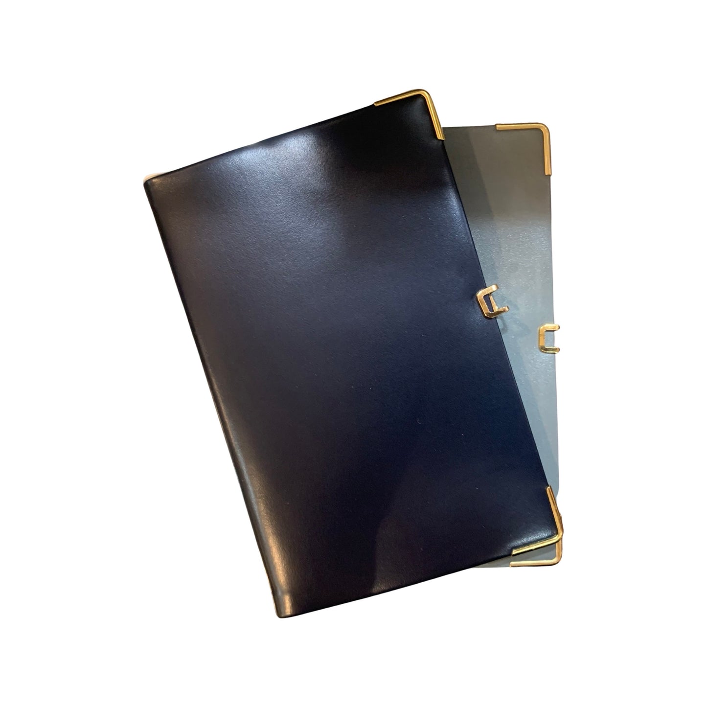 Address Passwords Book | 5 by 3 inches | Calf Leather | Gold Corners | Pencil and Gold Clasp with Gold Corners | A53CJCGC