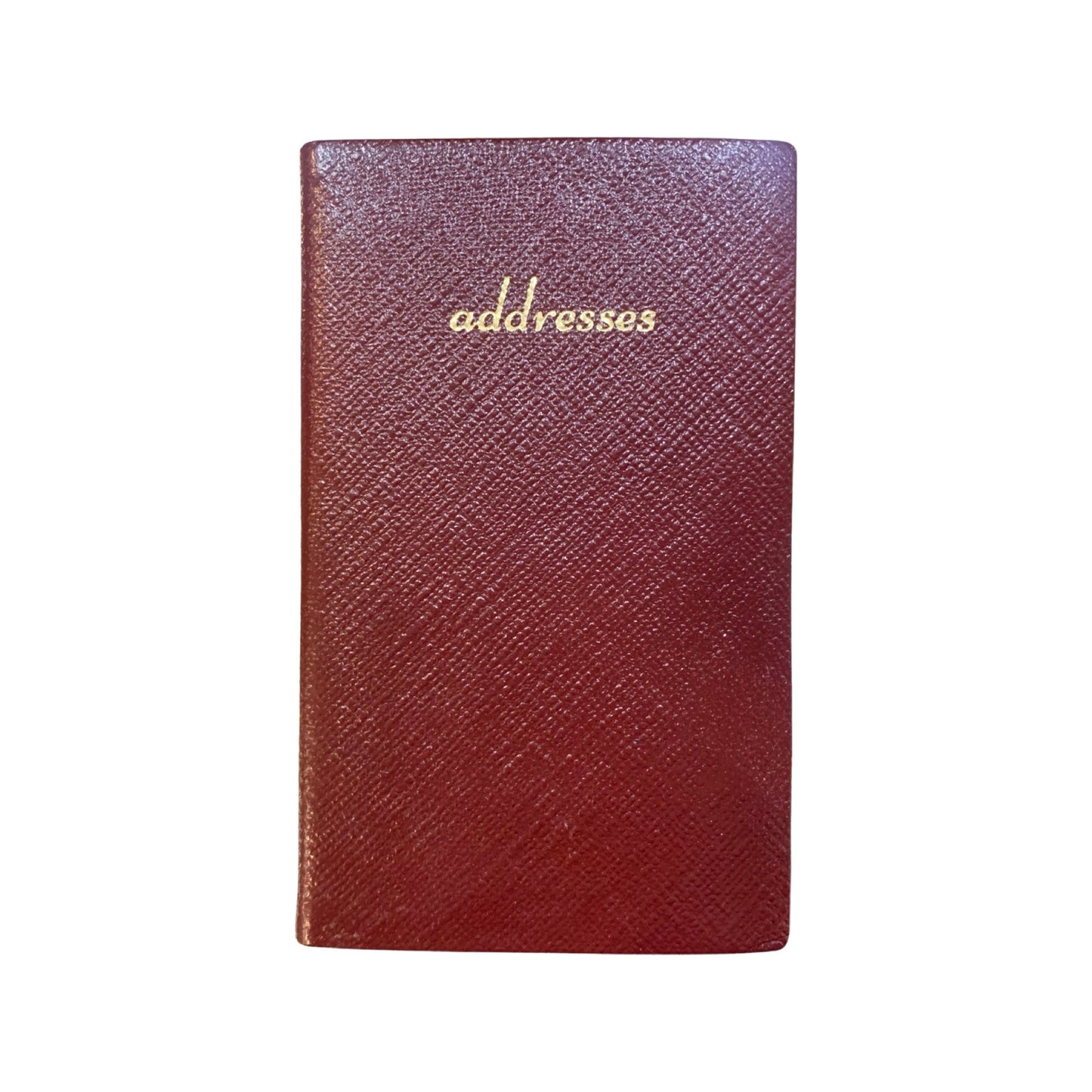 Address Book | 5 by 3 inches | Crossgrain Leather | Charing Cross Leather No.A53L