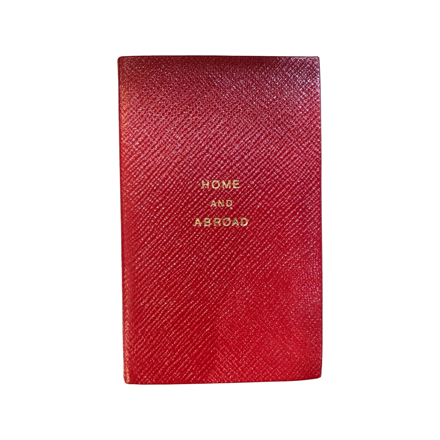 Address Book | Home and Abroad | Pocket Address Book | 5 by 3 inches | Cross Grain Leather | A53LHA