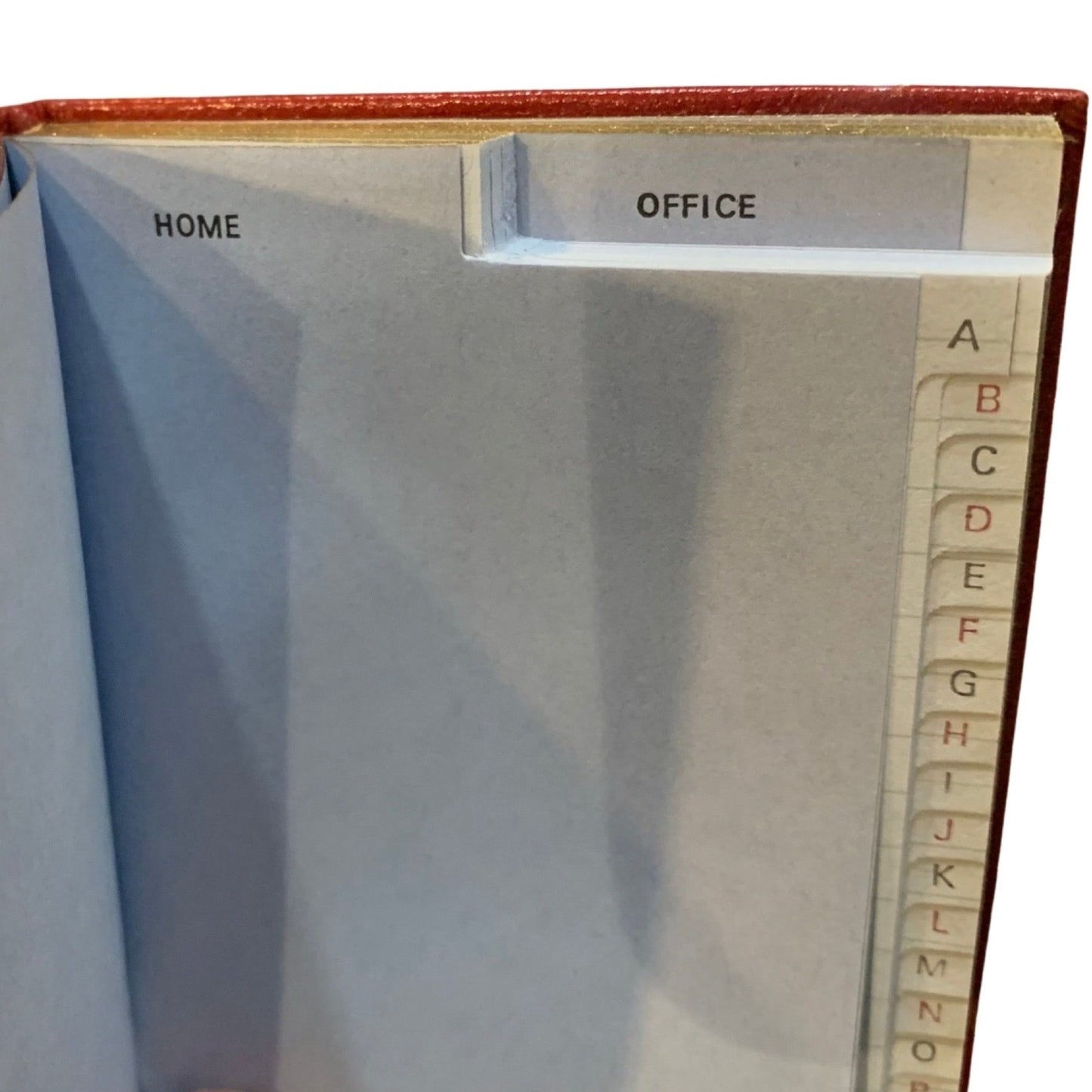 Address Book | Home and Office | Pocket Address Book | 5 by 3 inches | Cross Grain Leather | A53LHO