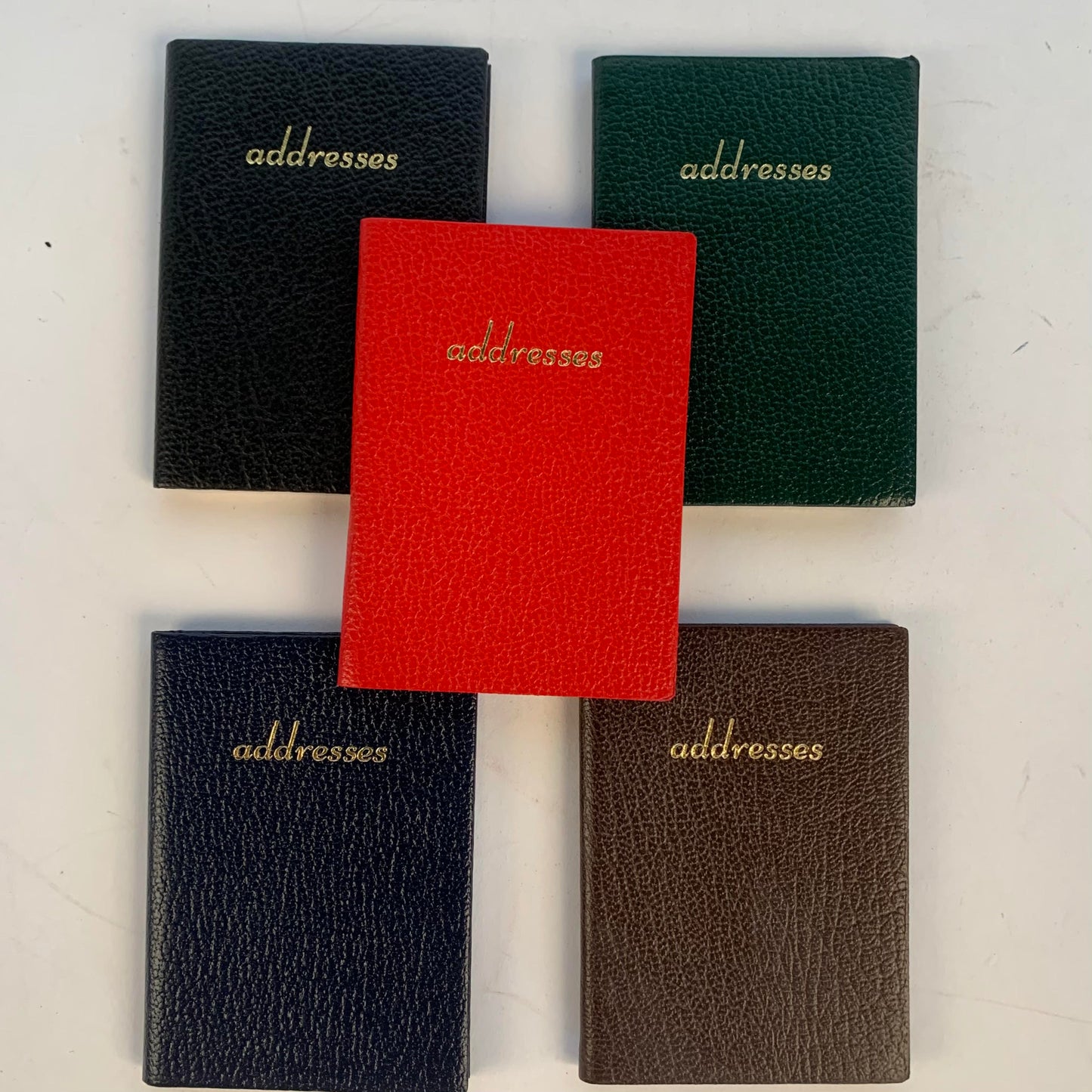 Address Book |  3 by 2.5 inch size | Sealgrain Leather | Charing Cross | A32S