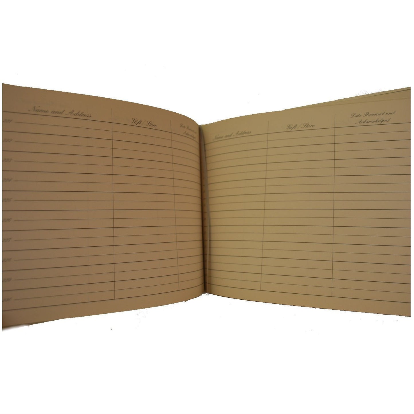 7 by 9 Wedding Guest Book, White-Guest Book-Sterling-and-Burke