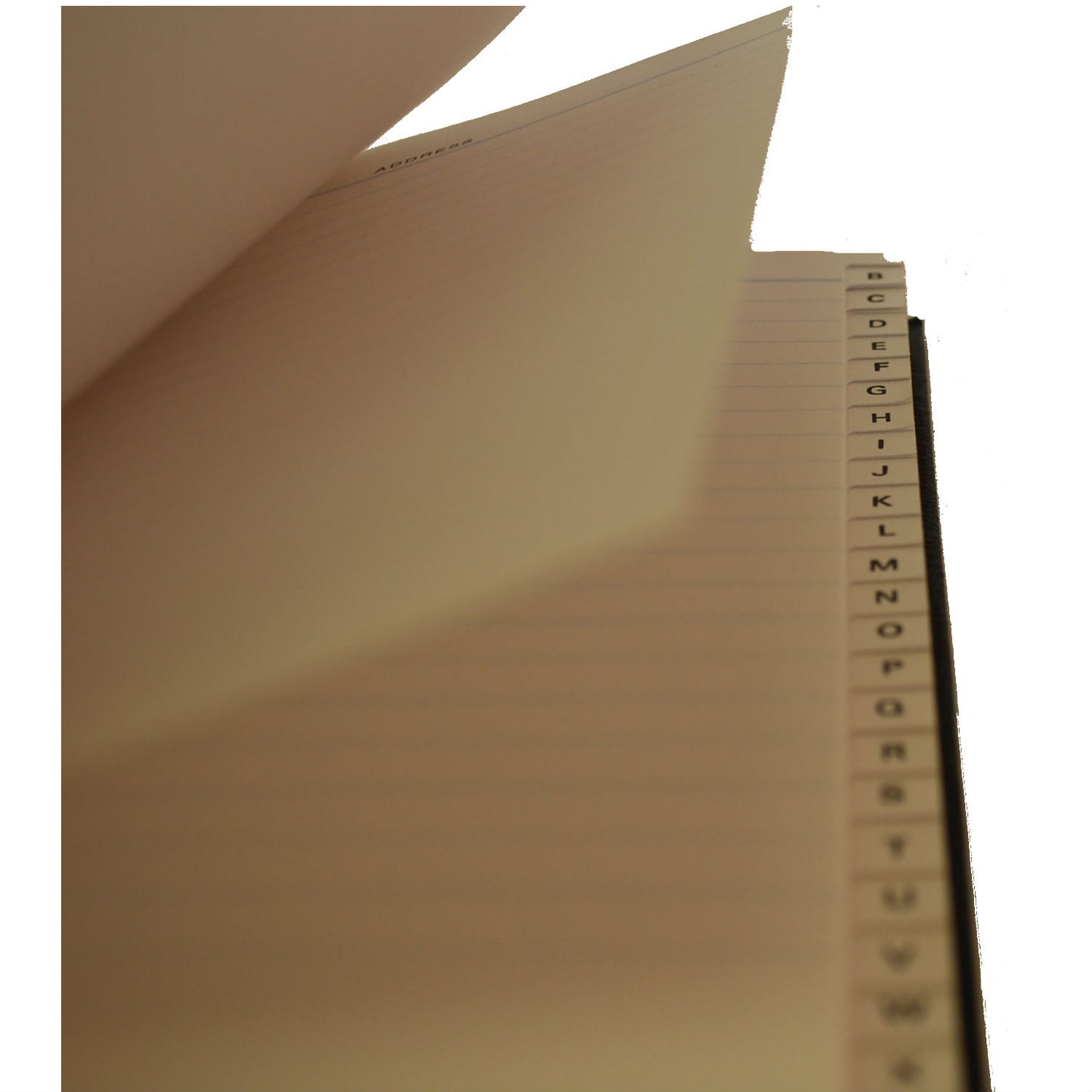 Address Book | Desk Size 8 by 5" | Cross Grain Leather | Name, Telephone, Address