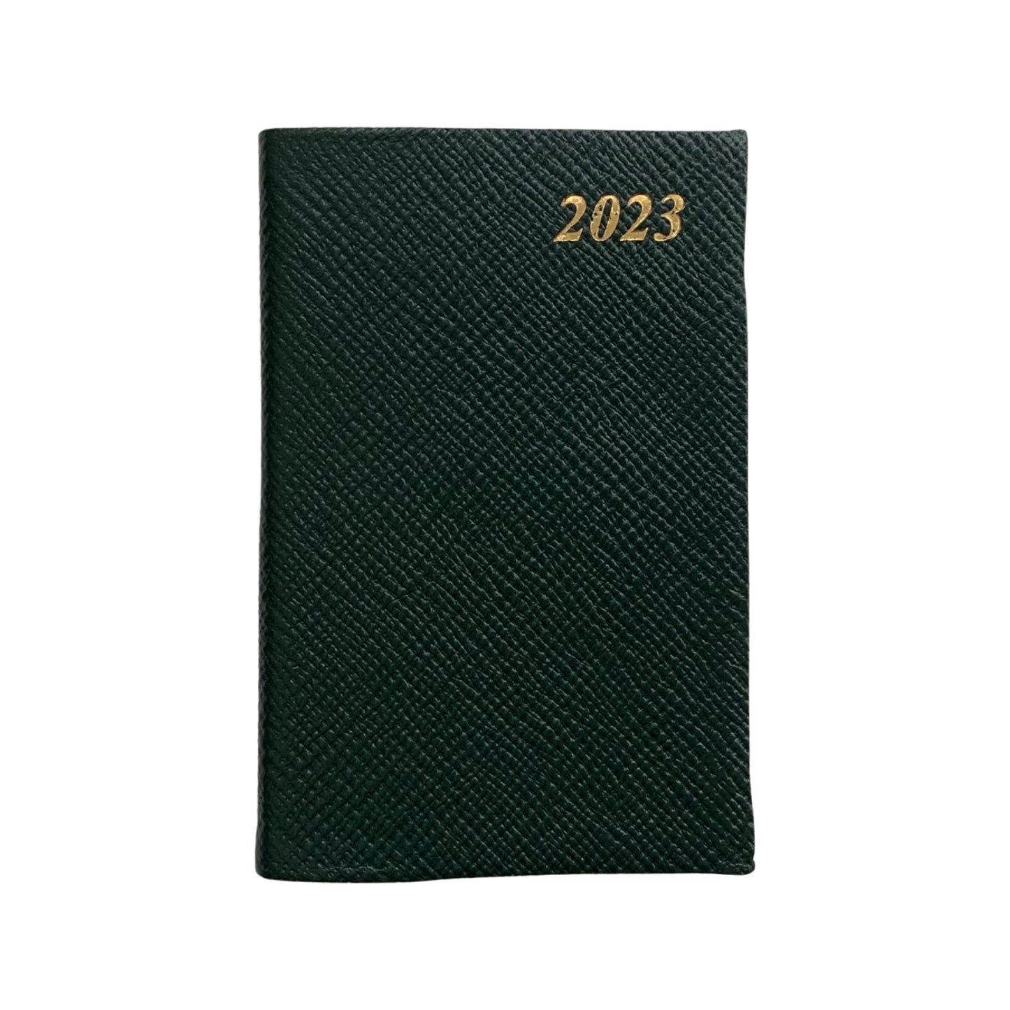 YEAR 2023 CROSSGRAIN Leather Pocket Calendar Book | 4 x 2.5" | D742L
