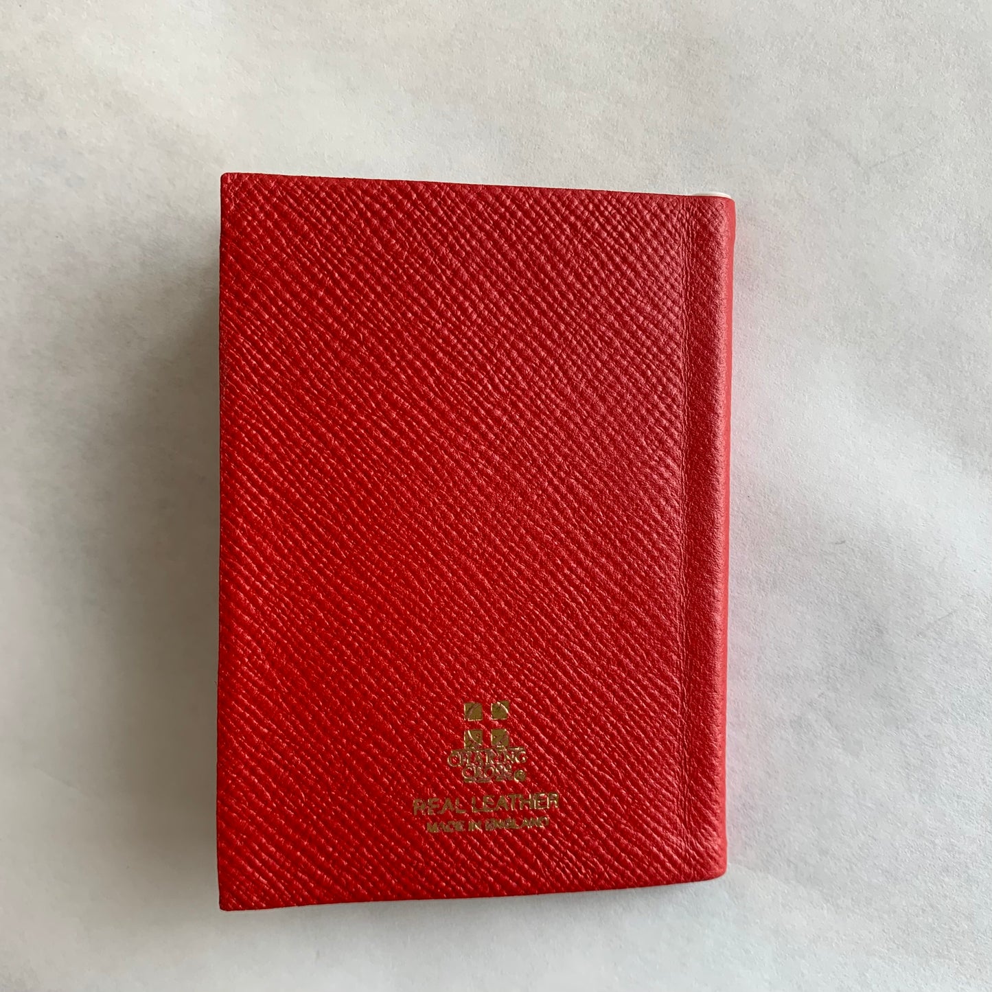 YEAR 2022 CROSSGRAIN Leather Pocket Calendar Book | 4 x 2.5" | Pencil in Spine | D742LJ