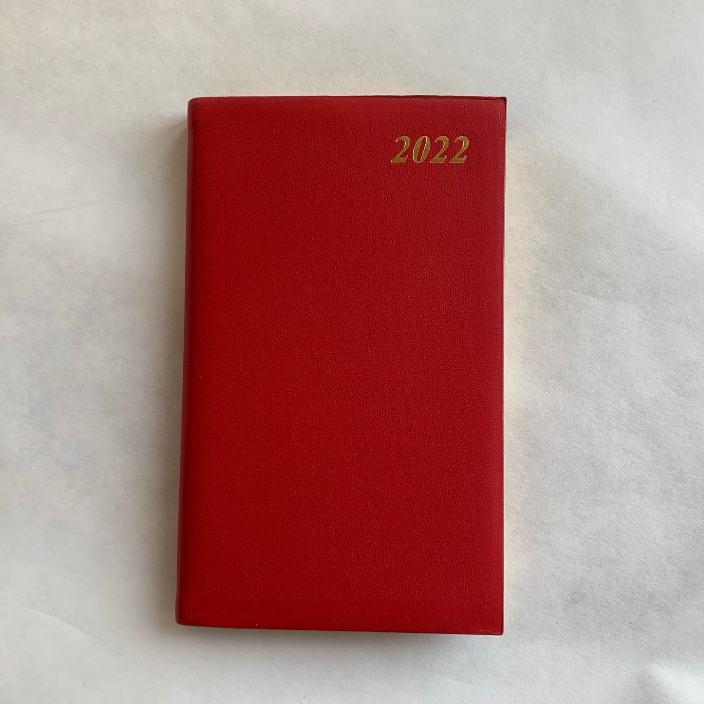 YEAR 2022 Leather Pocket Planner | 5 x 3" | BONDED LEATHER | D753BL