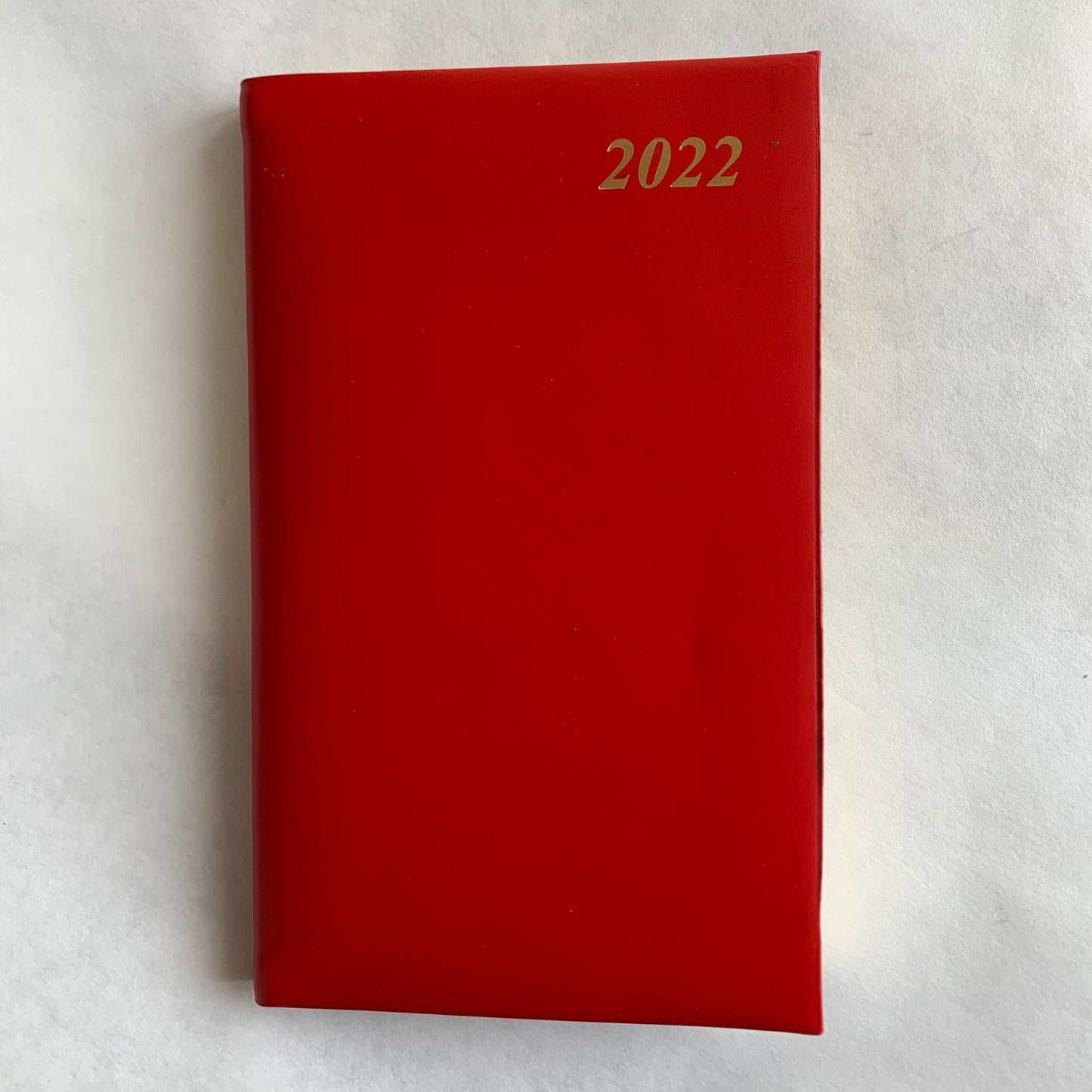 YEAR 2022 CALF Leather Pocket Agenda Book | 4 by 2.5" | D742C