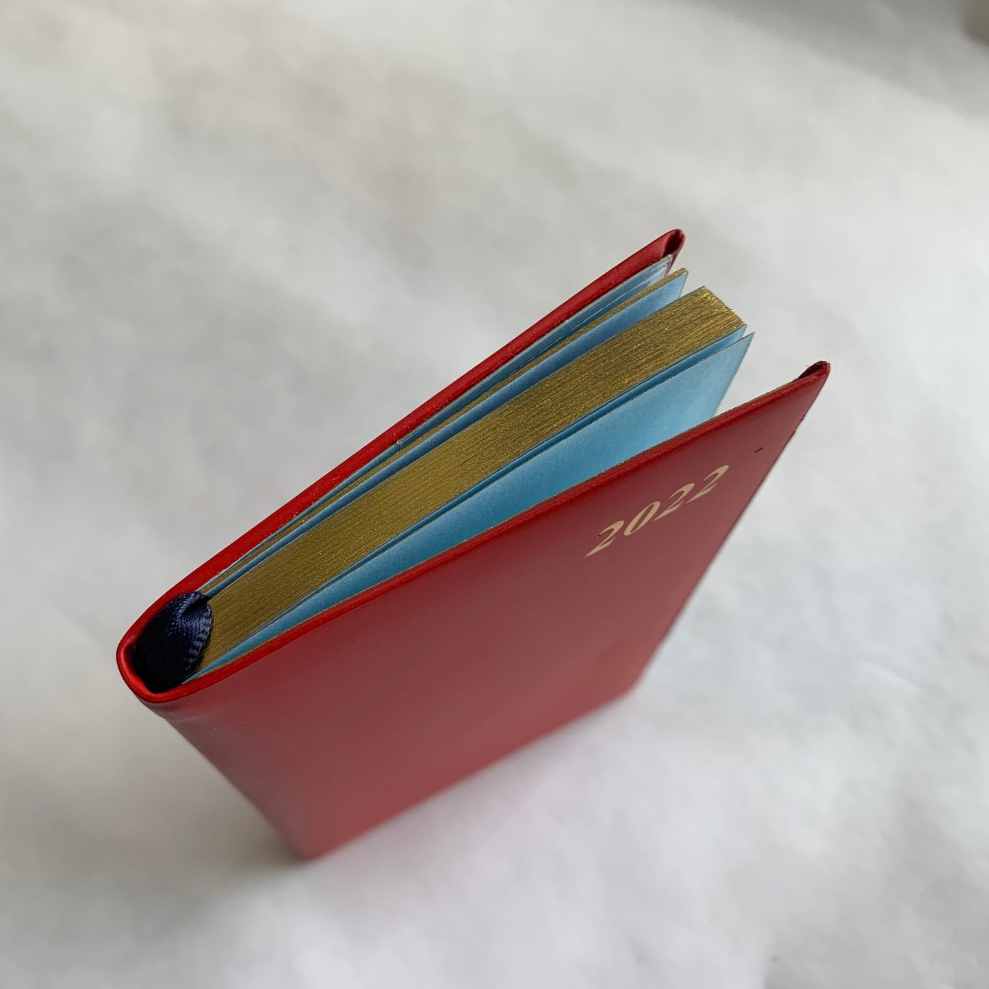 YEAR 2022 CALF Leather Pocket Agenda Book | 4 by 2.5" | D742C