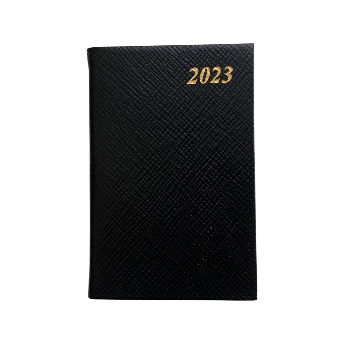 YEAR 2023 CROSSGRAIN Leather Pocket Calendar Book | 5 x 3" | D753L