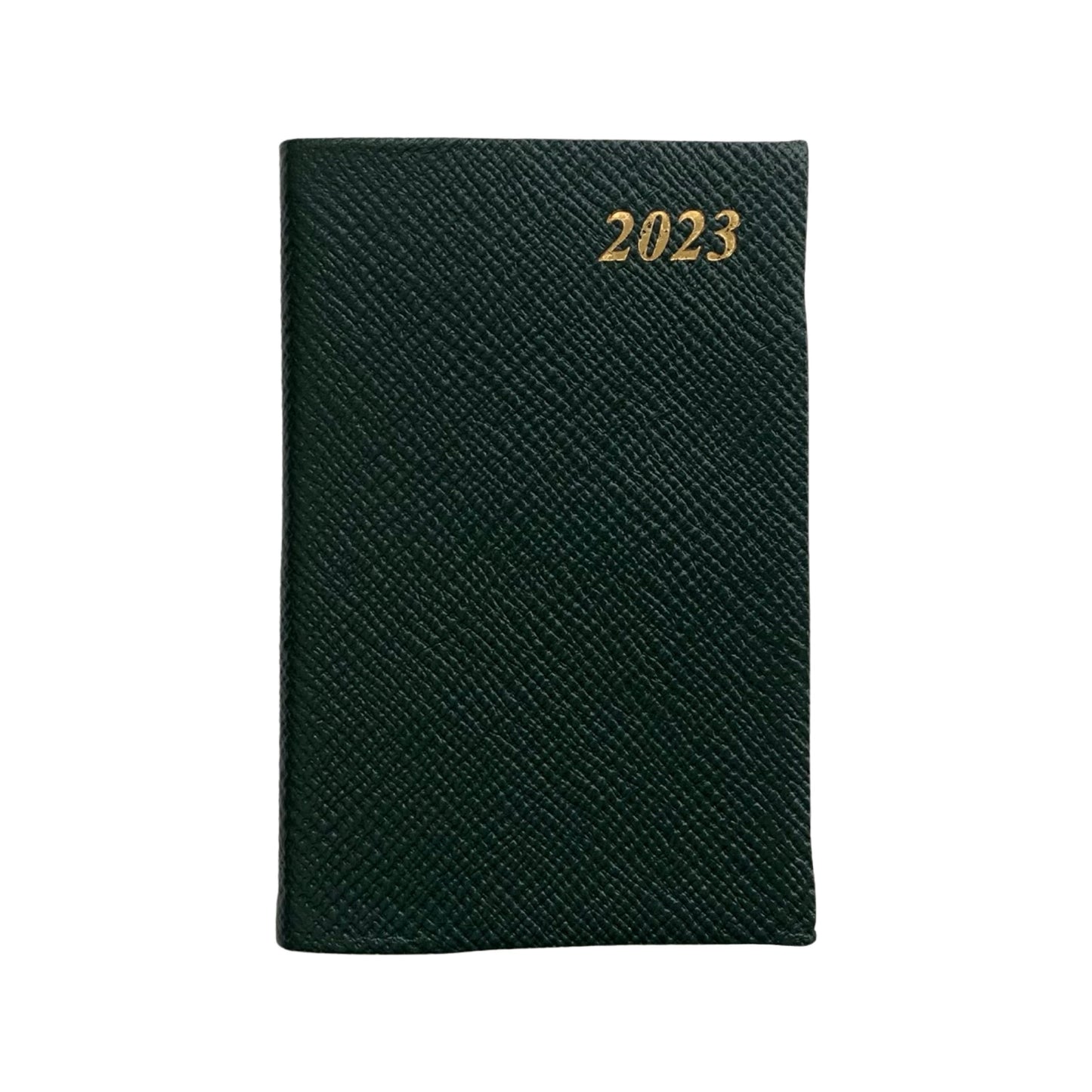 YEAR 2023 CROSSGRAIN Leather Pocket Calendar Book | 5 x 3" | D753L