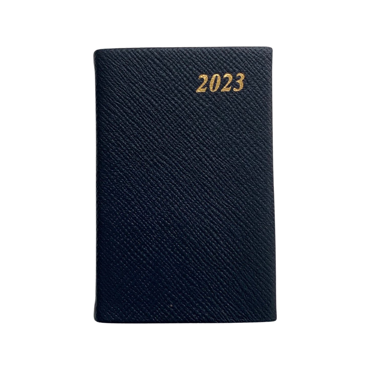 YEAR 2022 CROSSGRAIN Leather Pocket Calendar Book | 5 x 3" | Pencil in Spine | D753LJ