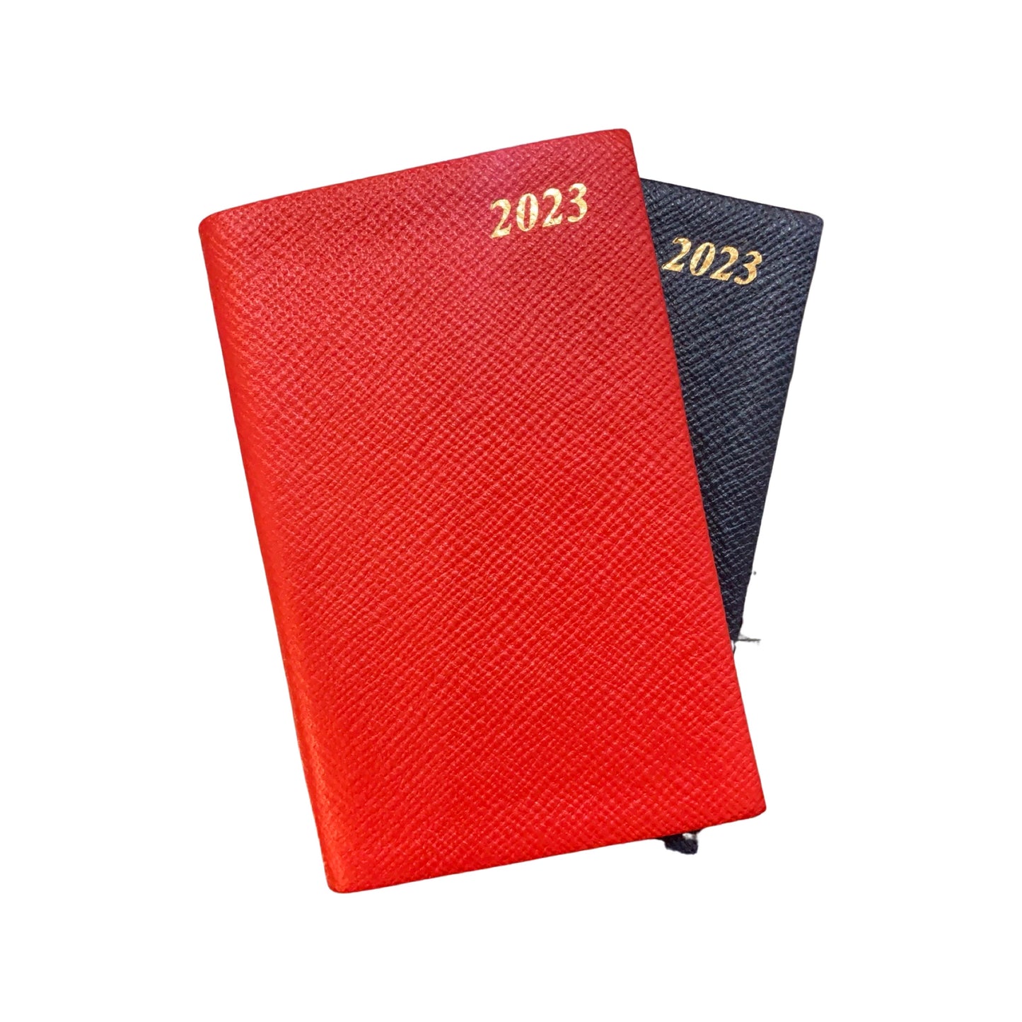 YEAR 2023 CROSSGRAIN Leather Pocket Calendar Book | 5 x 3" | Pencil in Spine | D753LJ