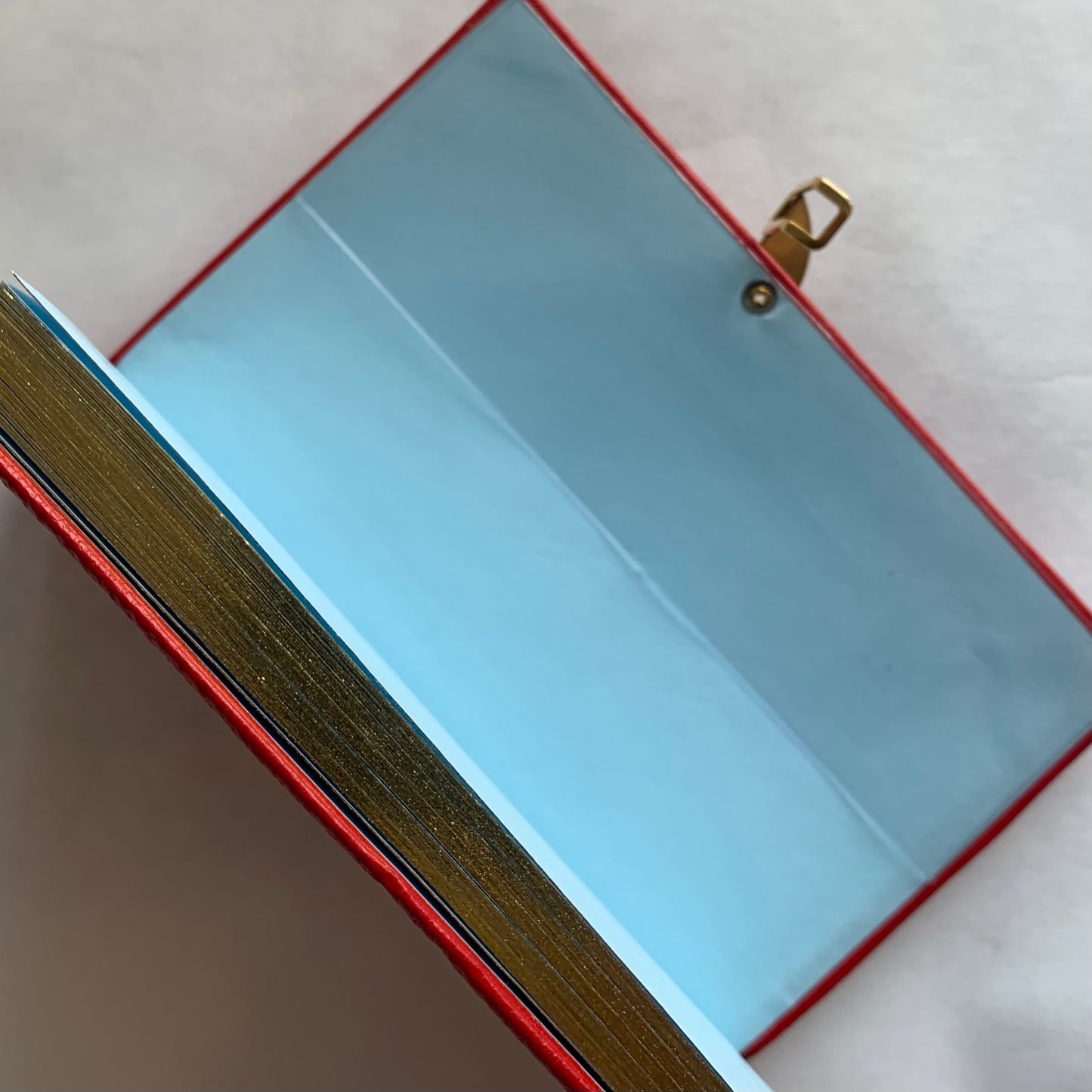 YEAR 2022 CROSSGRAIN Leather Pocket Calendar Book | 4 x 2.5" | Pencil with Gold Clasp | D742LJC