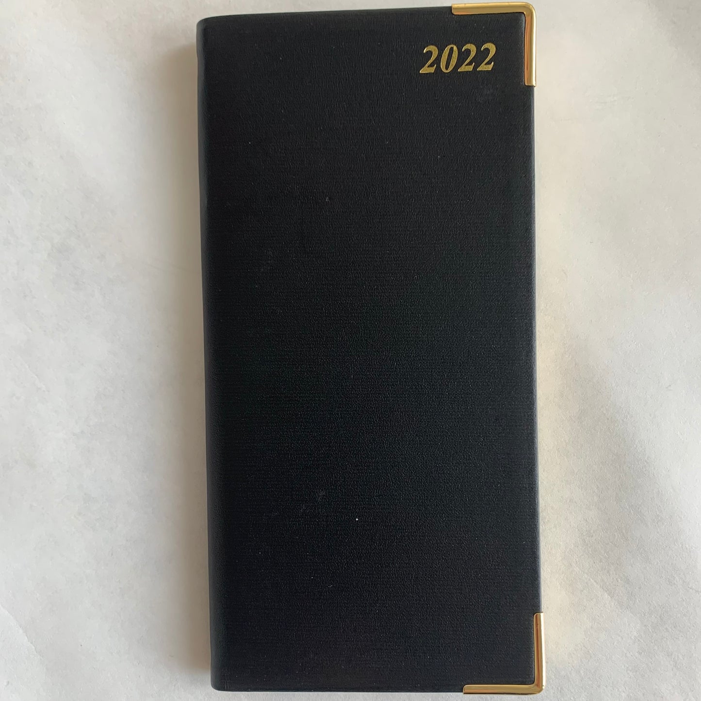 YEAR 2022 Leather Pocket Planner | 6 x 3" | BONDED LEATHER | D763VBL