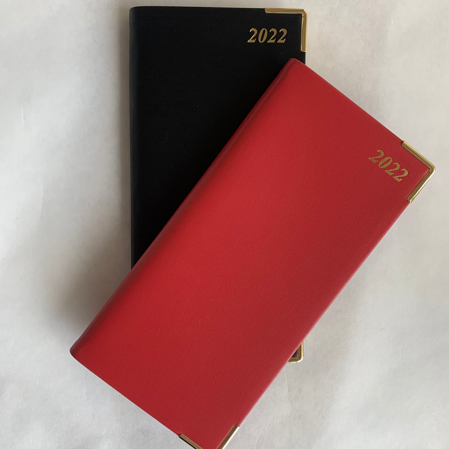 YEAR 2022 Leather Pocket Planner | 6 x 3" | BONDED LEATHER | D763VBL