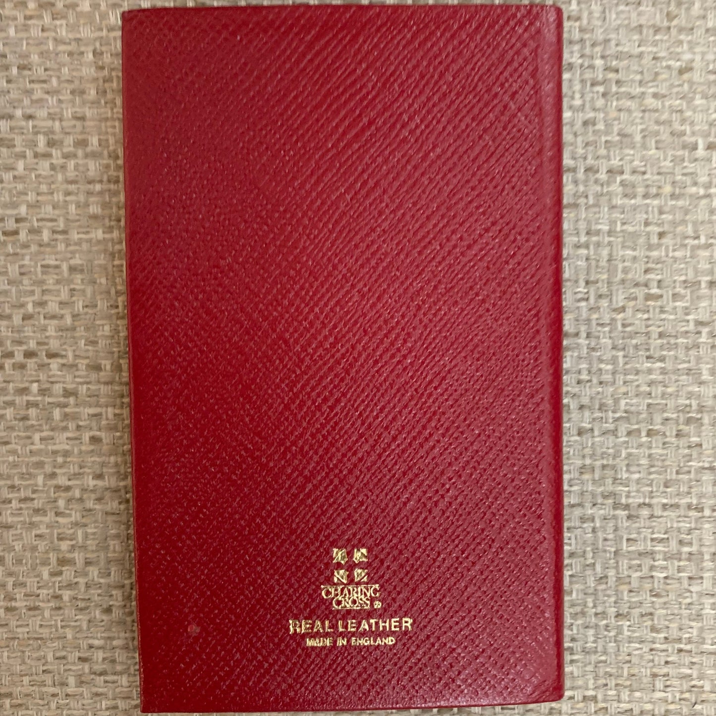 Address Book | Home and Abroad | Pocket Address Book | 5 by 3 inches | Cross Grain Leather | A53LHA