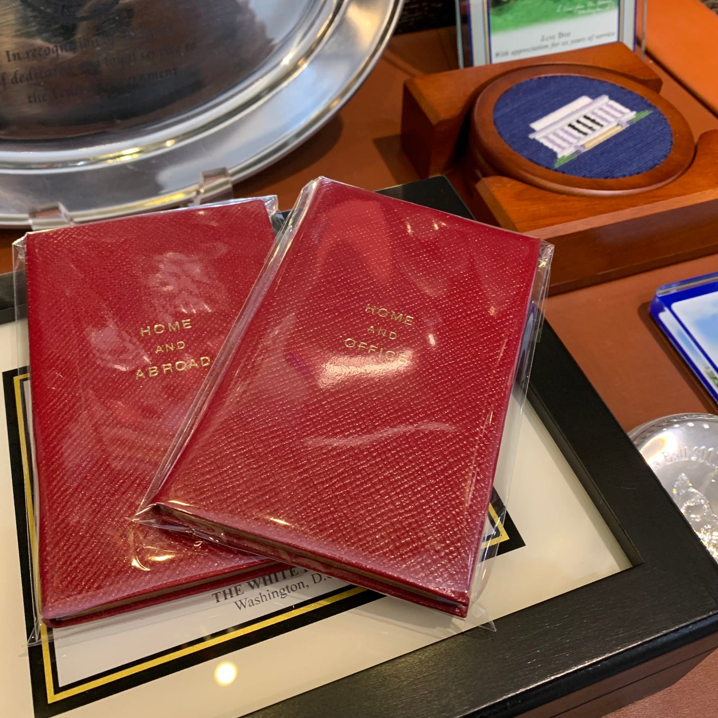 Address Book | Home and Abroad | Pocket Address Book | 5 by 3 inches | Cross Grain Leather | A53LHA