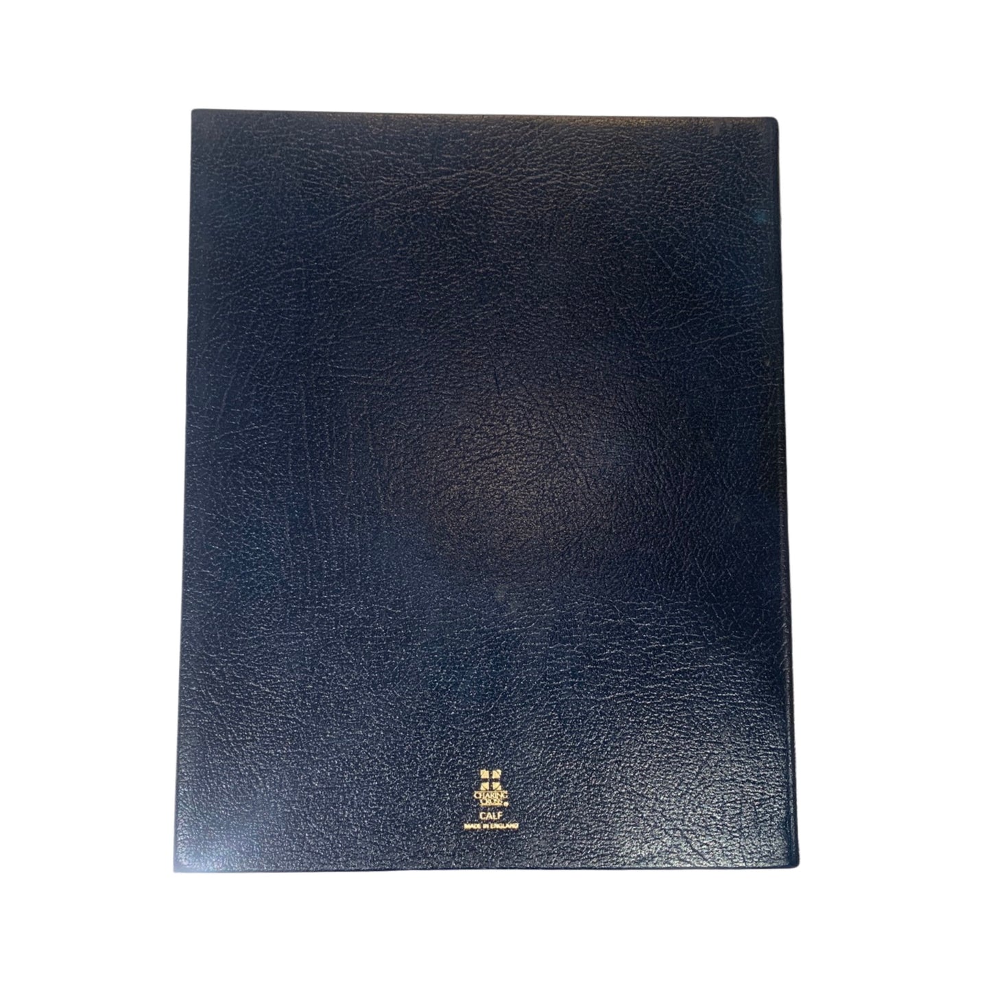 Leather Notebook | 8 x10" | Hardcover Journal | Textured Calf without Padding and Gold | Blank Pages