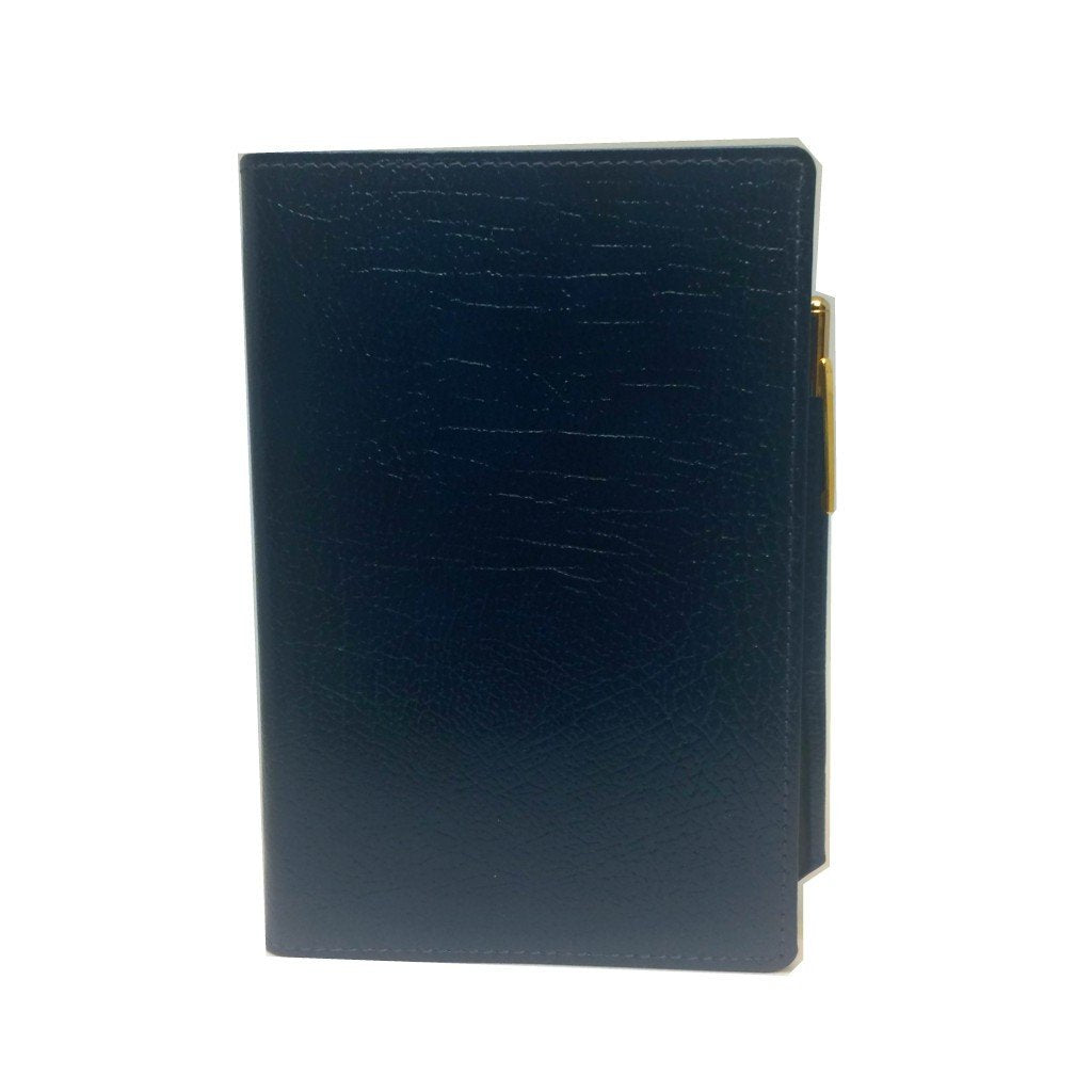 Calf Leather Cover with Removable Notes and Pencil, 6 by 4 Inches-Notebooks-Sterling-and-Burke