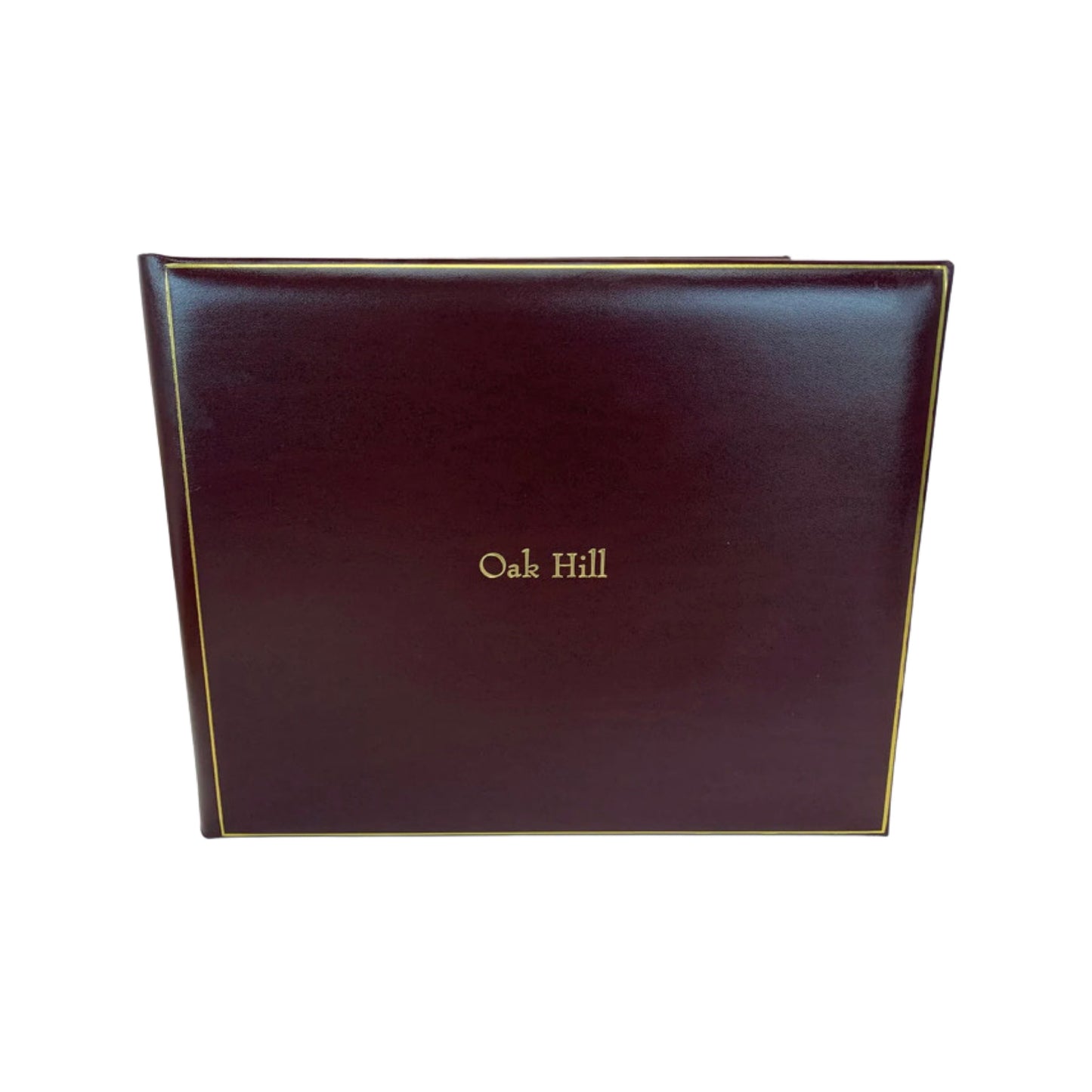 Proof | Oak Hill Guest Book | Gold Stamp Personalization