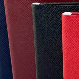 YEAR 2022 CROSSGRAIN Leather Pocket Calendar Book | 4 x 2.5" | Pencil in Spine | D742LJ