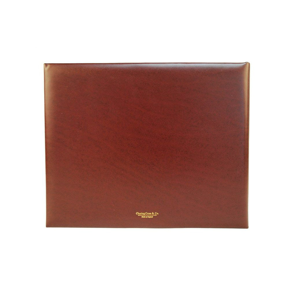 Classic Leather Guest Book | 8 by 10 Inches Horizontal | Superior Quality Smooth Calf | Blank Pages