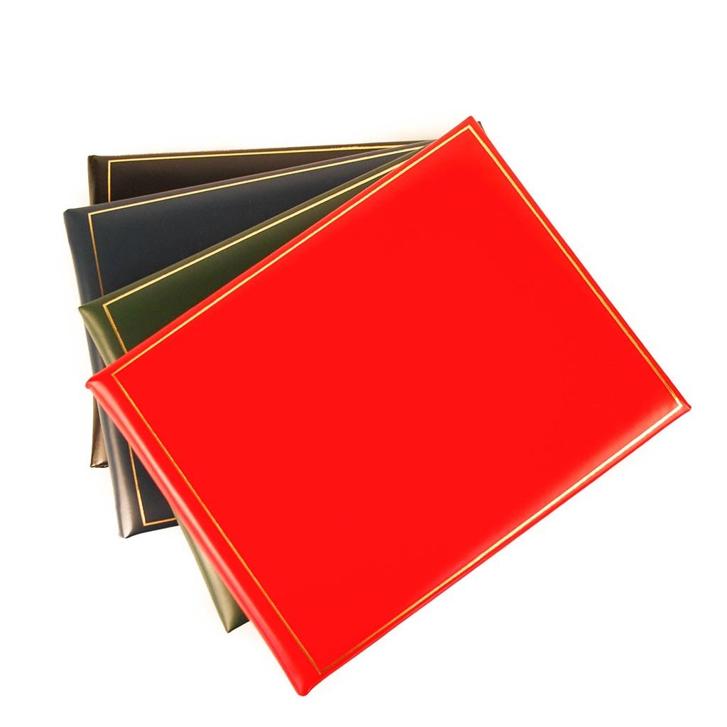 Guest Book, 7 by 9 Inches, with Gold Border-Guest Book-Sterling-and-Burke