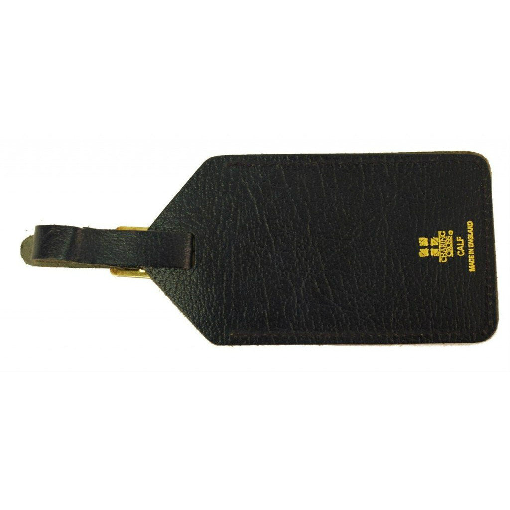 Luggage Tag | Calf Leather Luggage Tags | Initials Available in Gold | Charing Cross, London