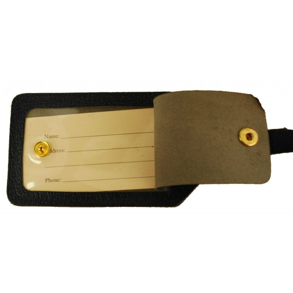 Luggage Tag | Calf Leather Luggage Tags | Initials Available in Gold | Charing Cross, London