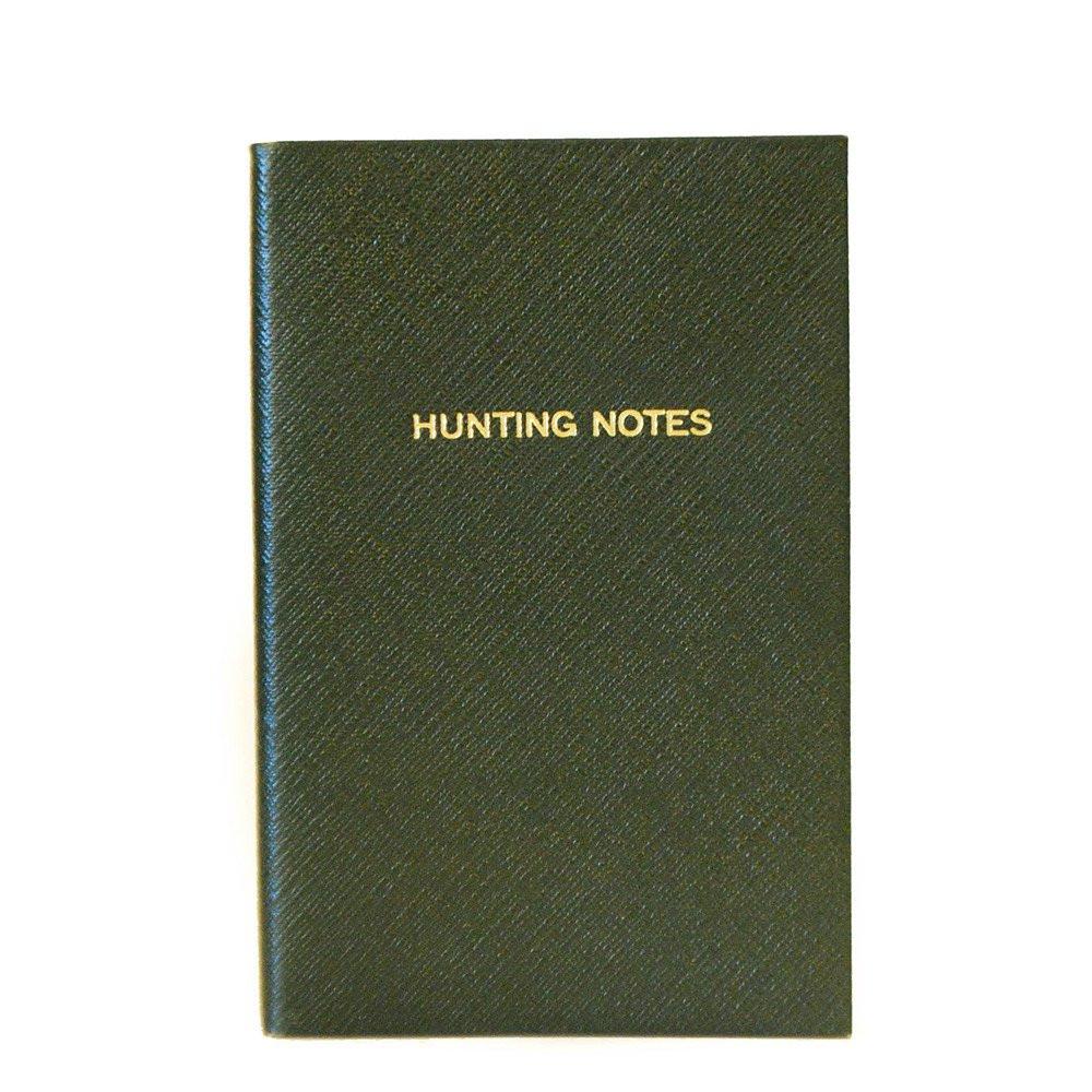 Crossgrain Leather Notebook, 7x4, "Hunting Notes"-Titled Notebooks-Sterling-and-Burke