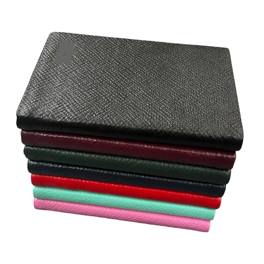 2025 D742L | Crossgrain Leather Calendar Book | One Week Per Opening | 4" x 2.5" | YEAR 2025