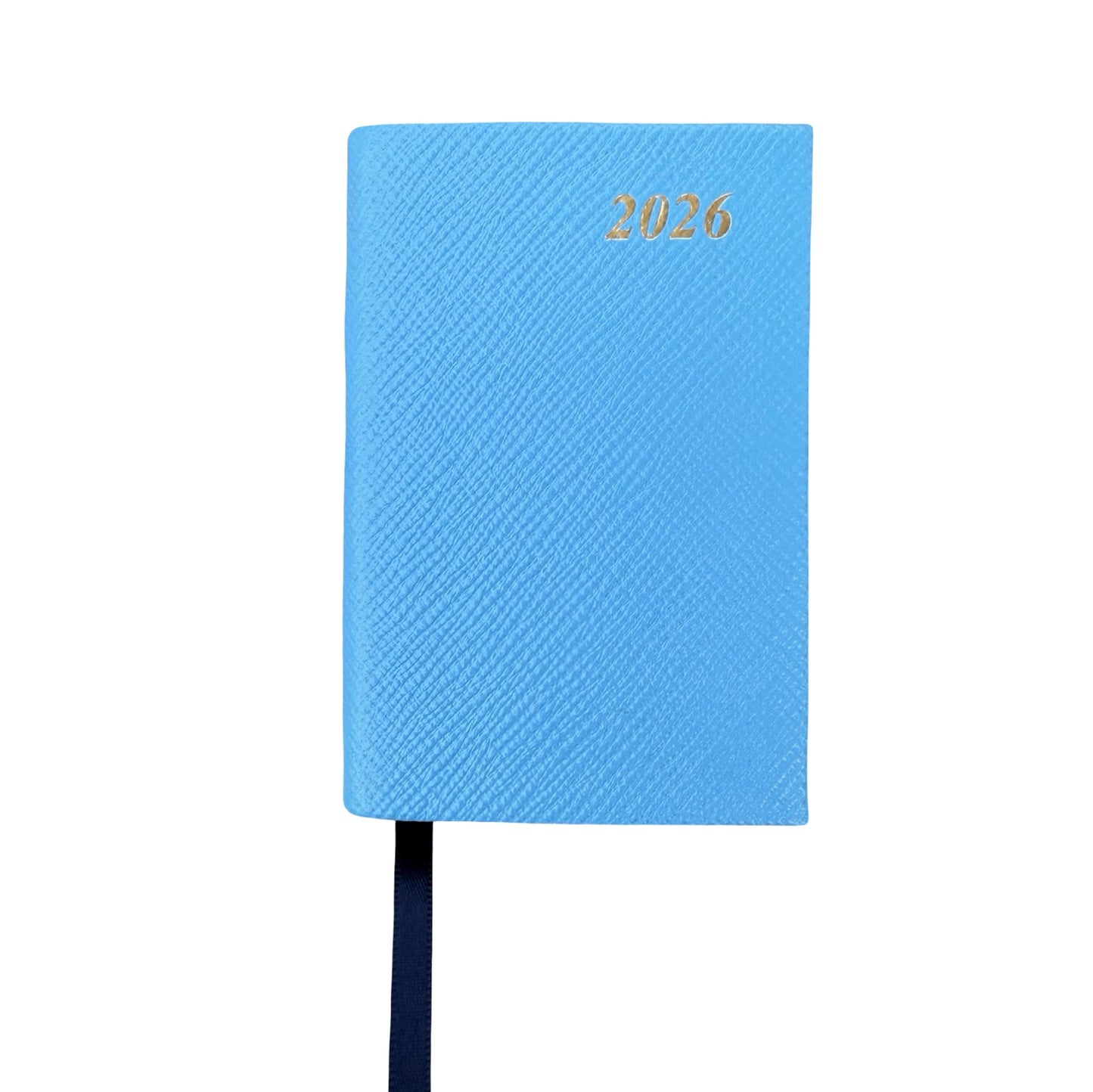 2026  D142L | Crossgrain Leather Calendar Book | One Day Per Page | 4" x 2.5" | Year 2026