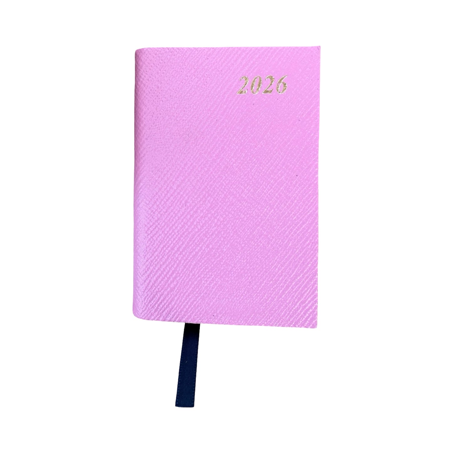 2026  D142L | Crossgrain Leather Calendar Book | One Day Per Page | 4" x 2.5" | Year 2026