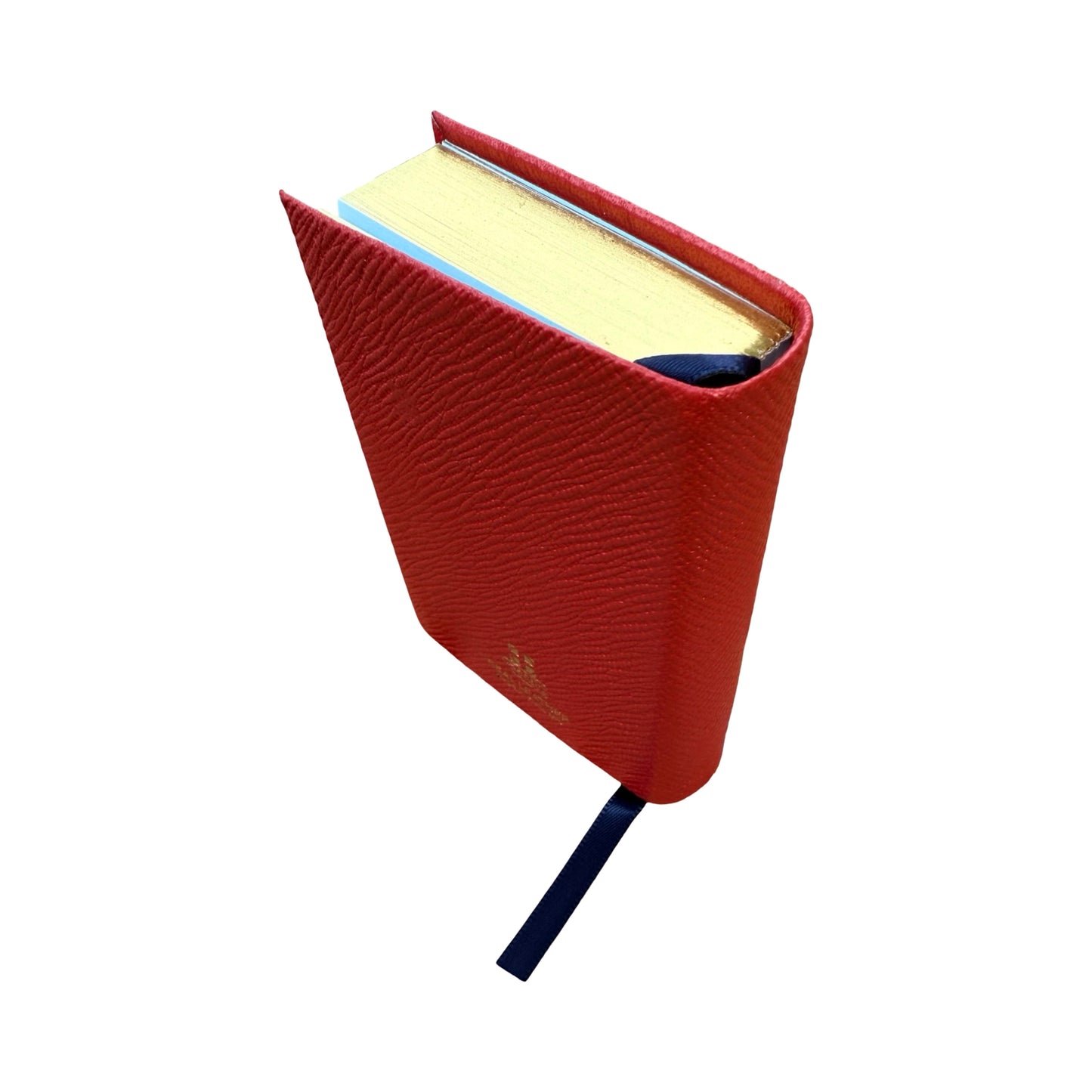 2026  D142L | Crossgrain Leather Calendar Book | One Day Per Page | 4" x 2.5" | Year 2026