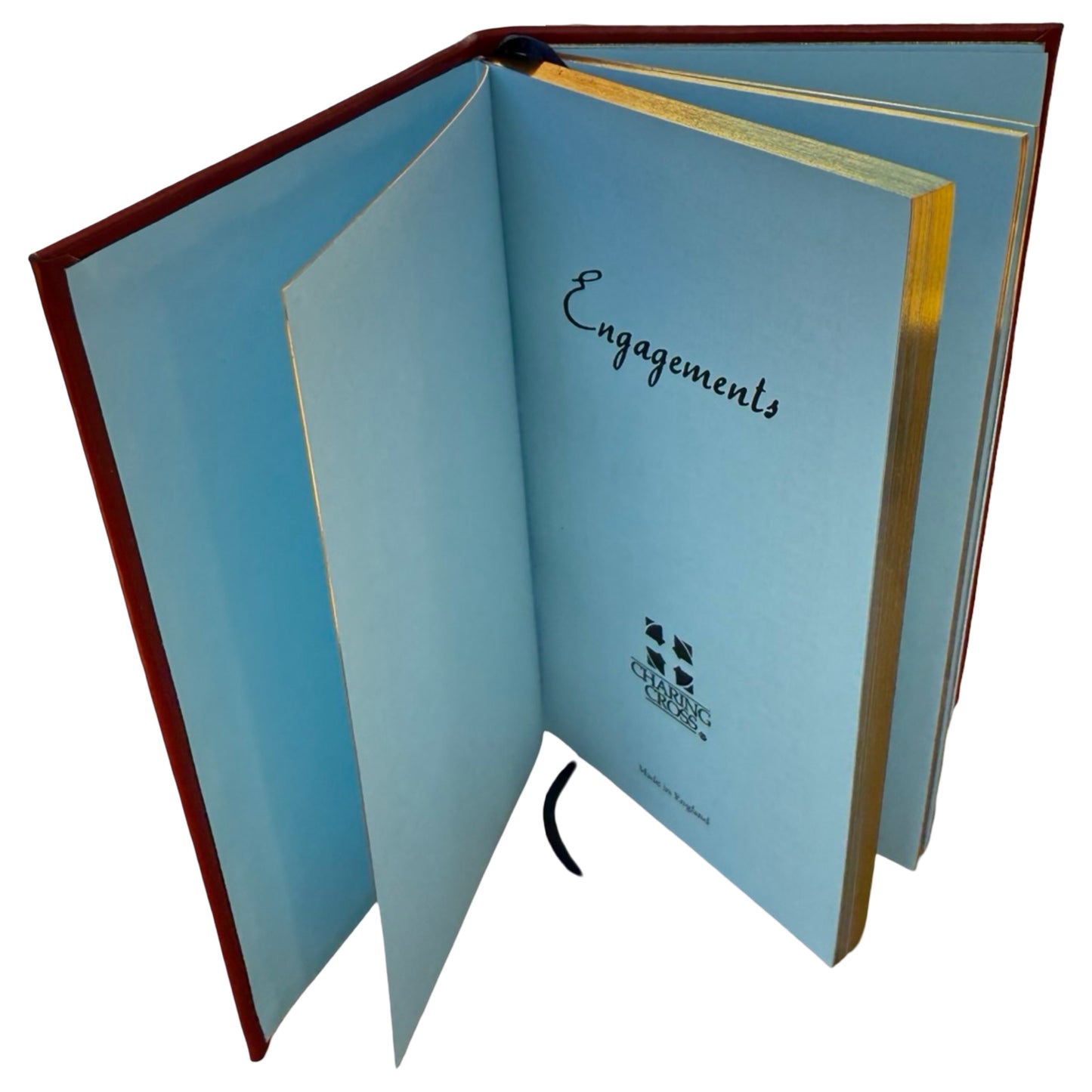 2026  D753C | Finest Calf Leather Pocket Agenda Book | One Week Per Opening | 5" x 3" | Year 2026