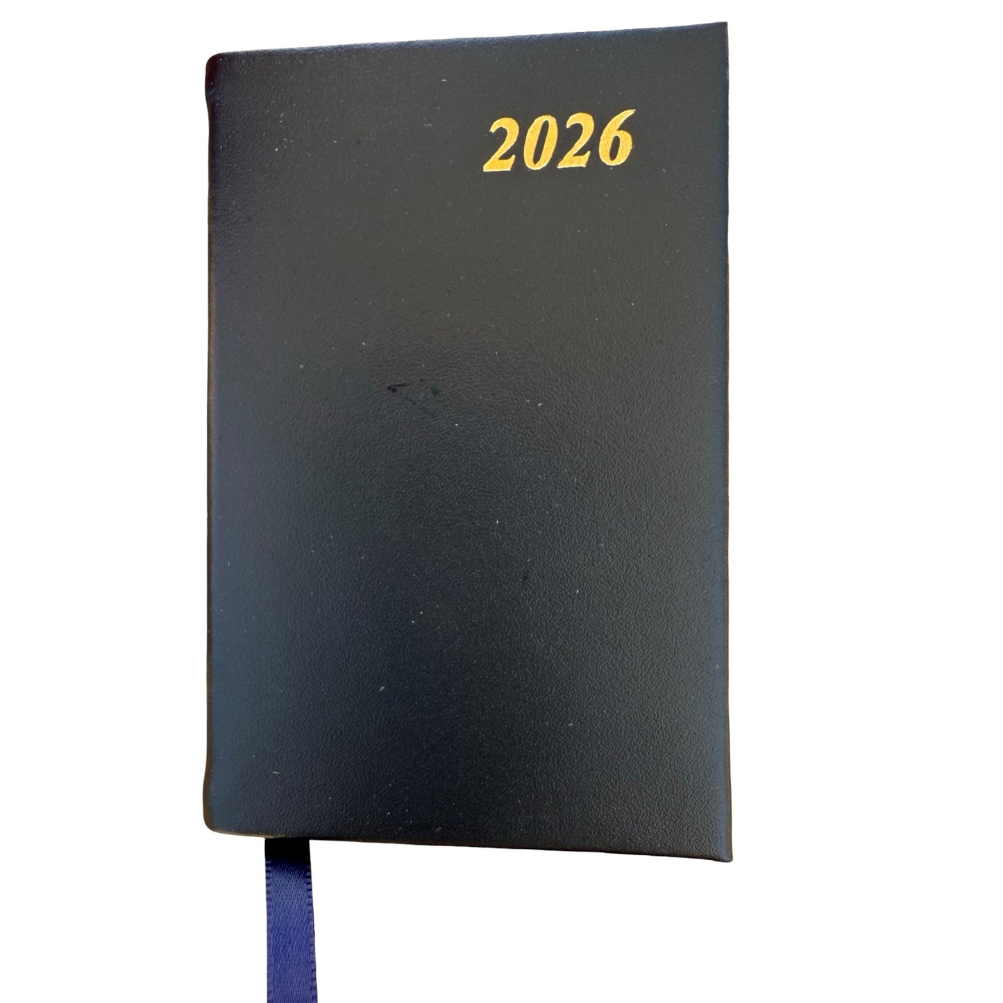 2026  D742C | Calf Leather Pocket Agenda Book | One Week Per Opening | 4" by 2.5" | Year 2026