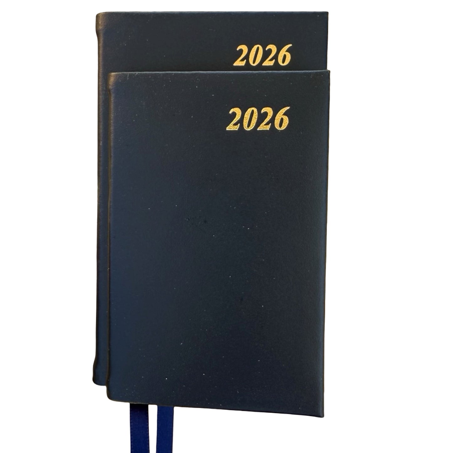 2026  D742C | Calf Leather Pocket Agenda Book | One Week Per Opening | 4" by 2.5" | Year 2026