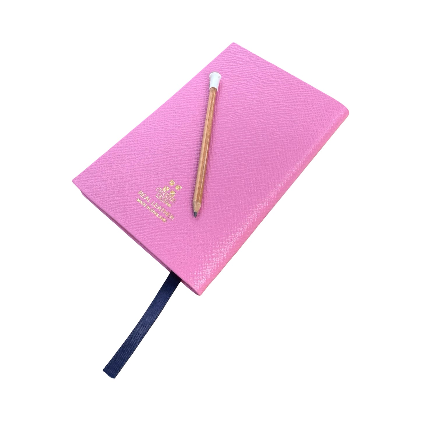 2026  D753LJ | Crossgrain Leather Calendar Book | One Week Per Opening | Pencil in Spine |  5" x 3" | Year 2026