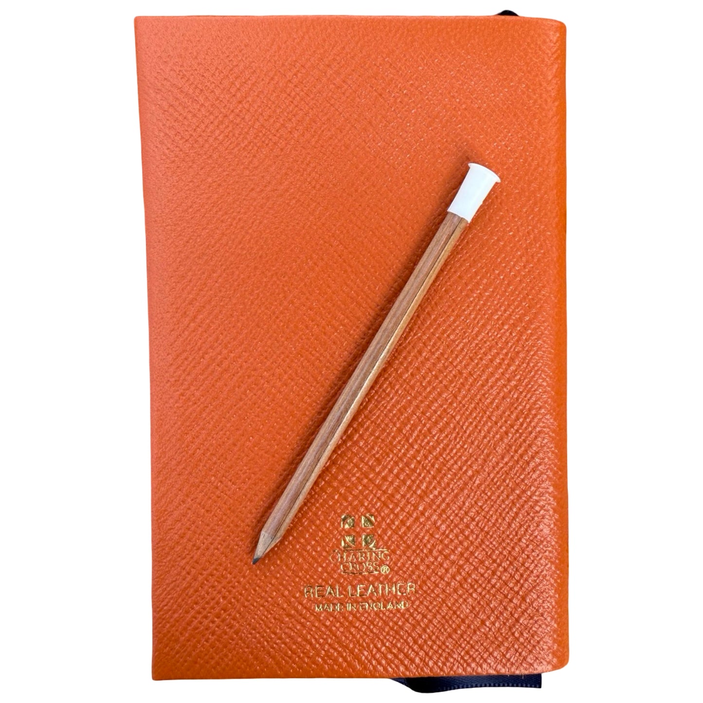 2026  D742LJ | Crossgrain Leather Calendar Book | One Week Per Opening | Pencil in Spine | 4" x 2.5" | Year 2026