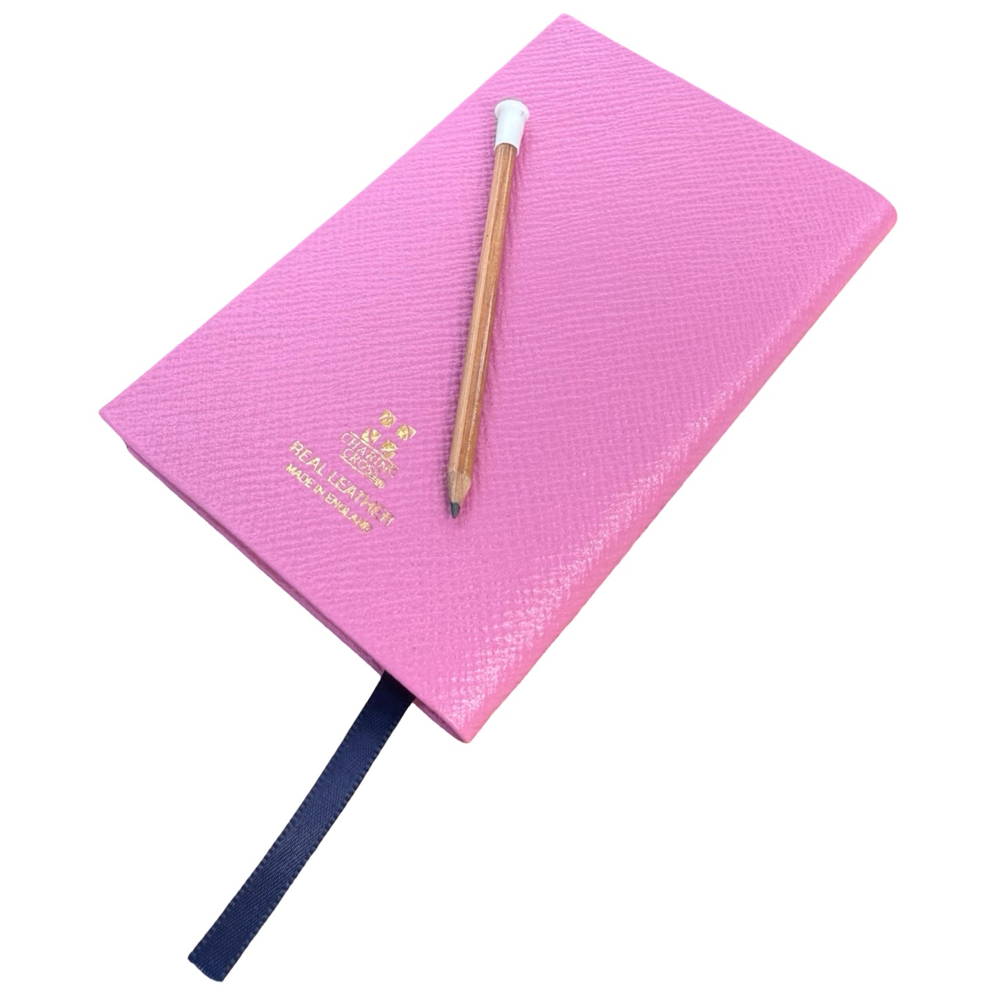 2026  D742LJ | Crossgrain Leather Calendar Book | One Week Per Opening | Pencil in Spine | 4" x 2.5" | Year 2026