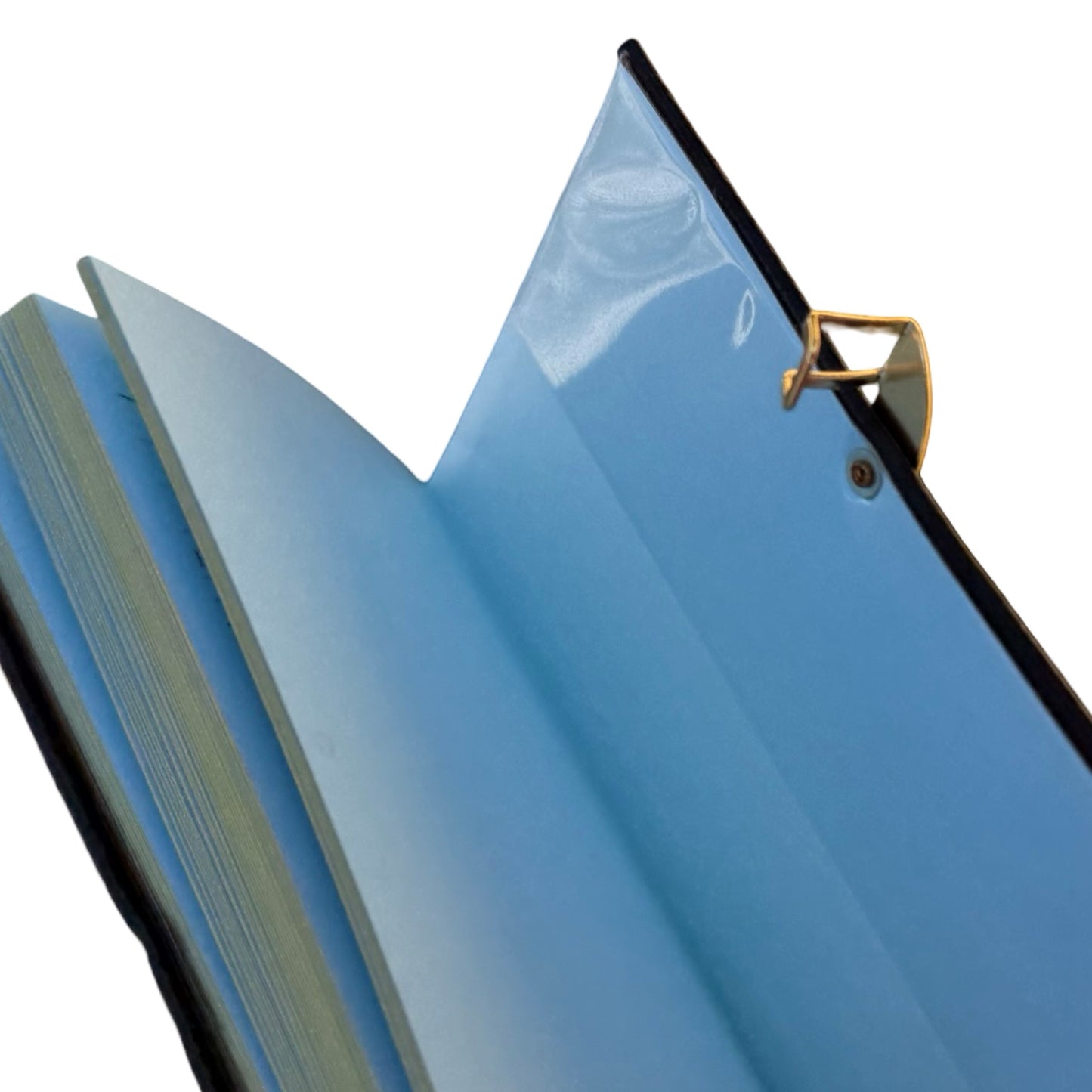 2026  D753LJC | Crossgrain Leather Calendar Book | One Week Per Opening | Pencil w/ Gold Clasp | 5" x 3" |  Year 2026