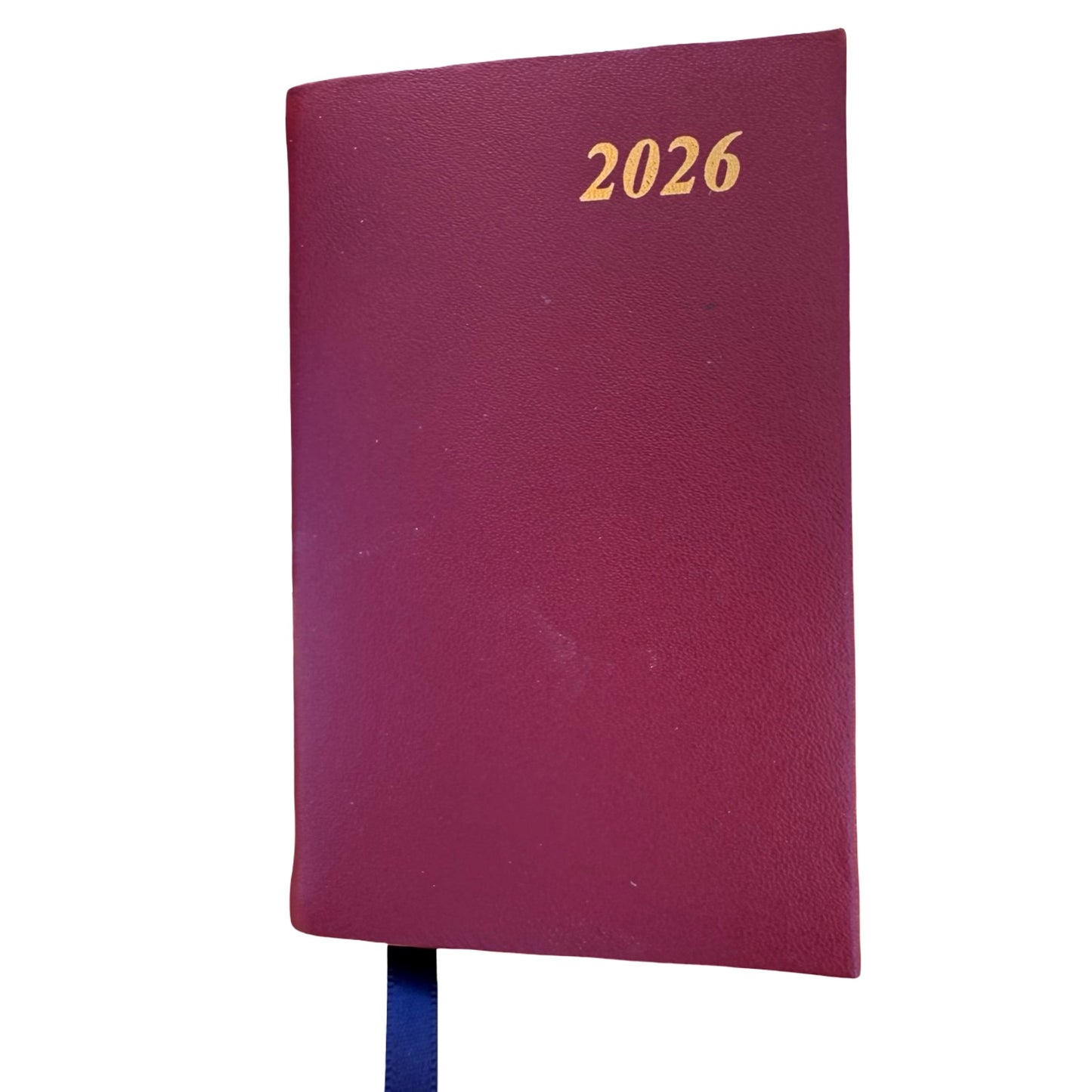 2026  D753C | Finest Calf Leather Pocket Agenda Book | One Week Per Opening | 5" x 3" | Year 2026