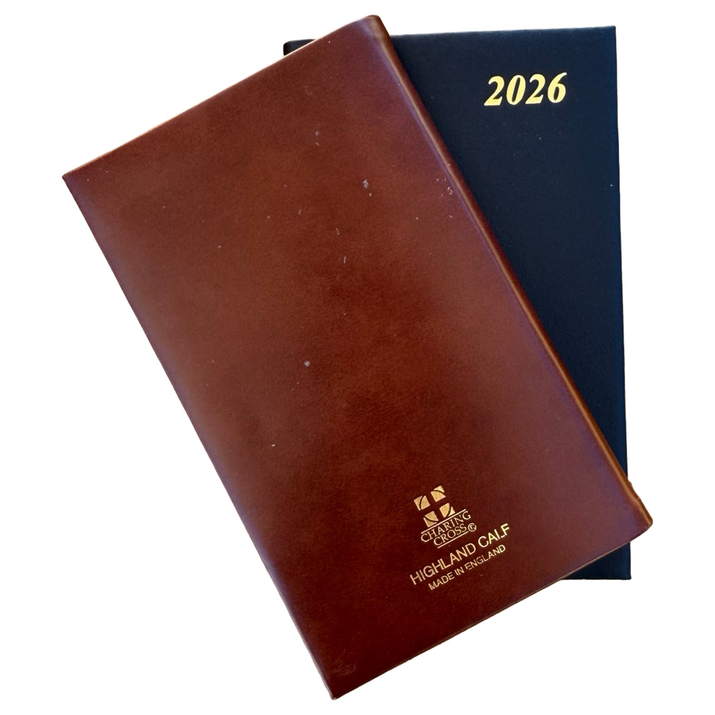 2026  D753C | Finest Calf Leather Pocket Agenda Book | One Week Per Opening | 5" x 3" | Year 2026