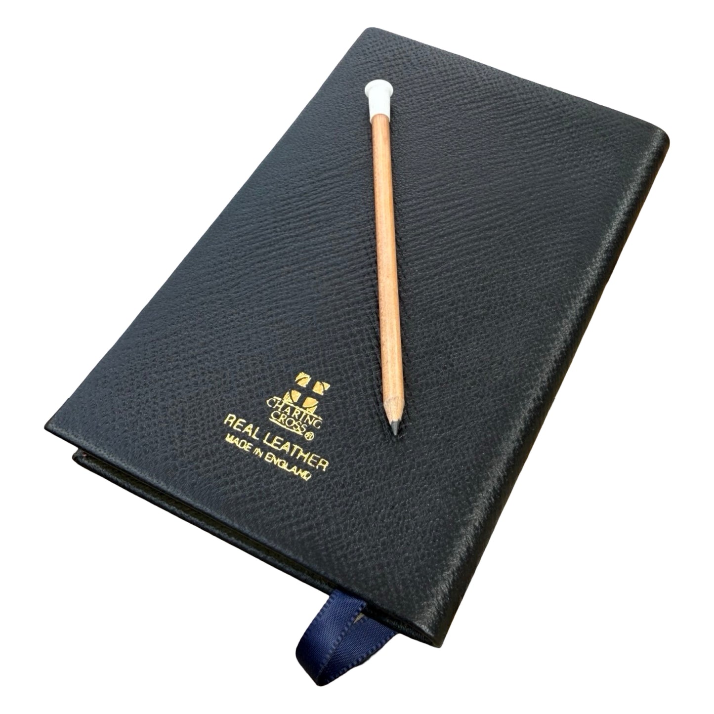 2026  D742LJ | Crossgrain Leather Calendar Book | One Week Per Opening | Pencil in Spine | 4" x 2.5" | Year 2026