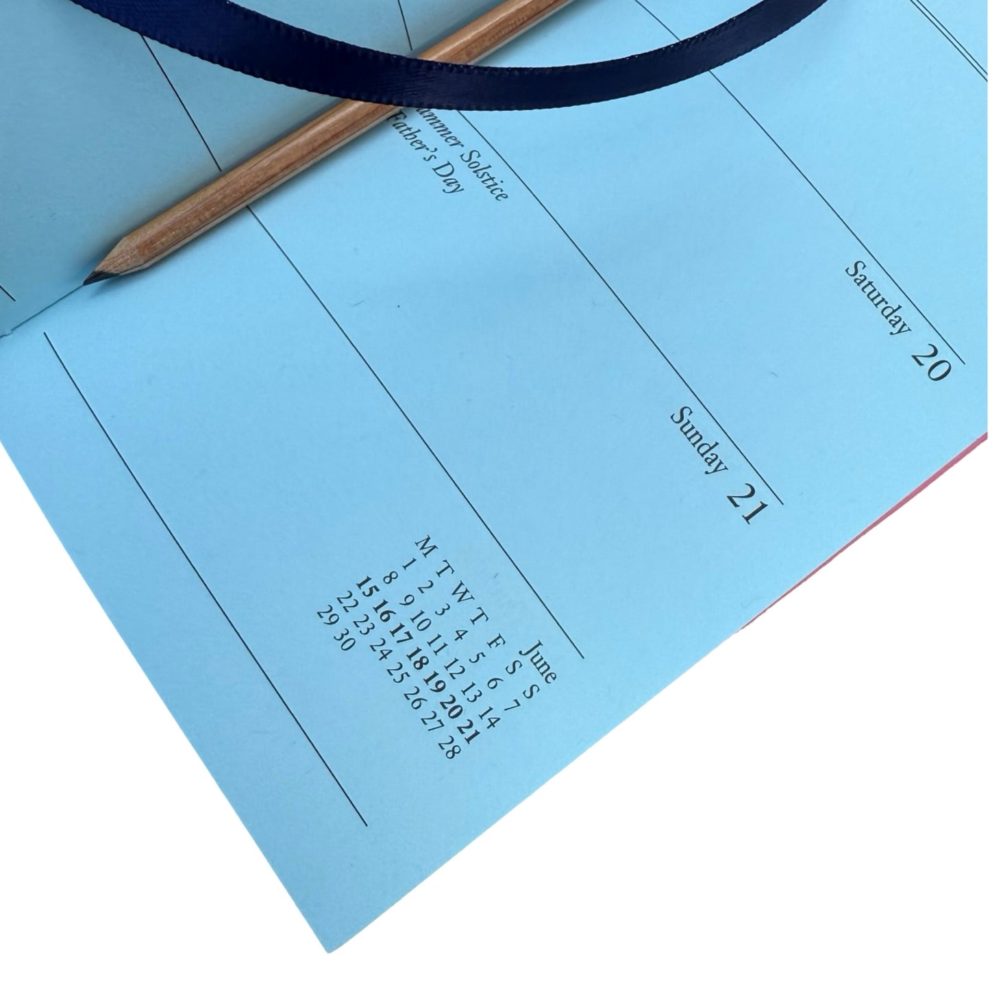 2026  D753LJ | Crossgrain Leather Calendar Book | One Week Per Opening | Pencil in Spine |  5" x 3" | Year 2026