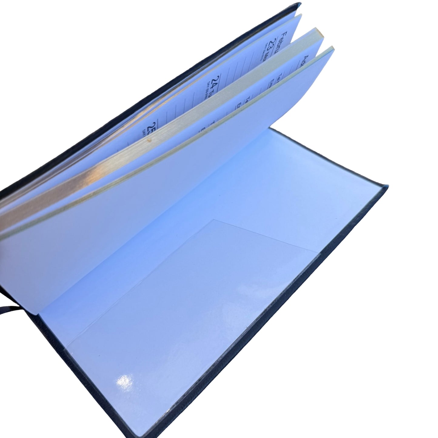 2026 D763VL | New Crossgrain Leather Pocket Agenda Book | One Week Per Opening | 6 x 3"