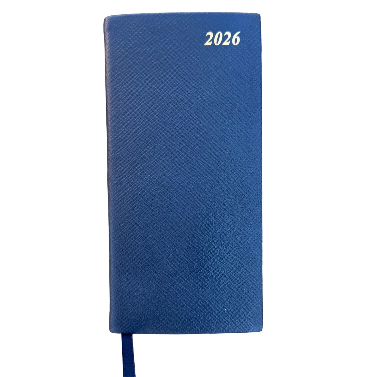 2026 D763VL | New Crossgrain Leather Pocket Agenda Book | One Week Per Opening | 6 x 3"