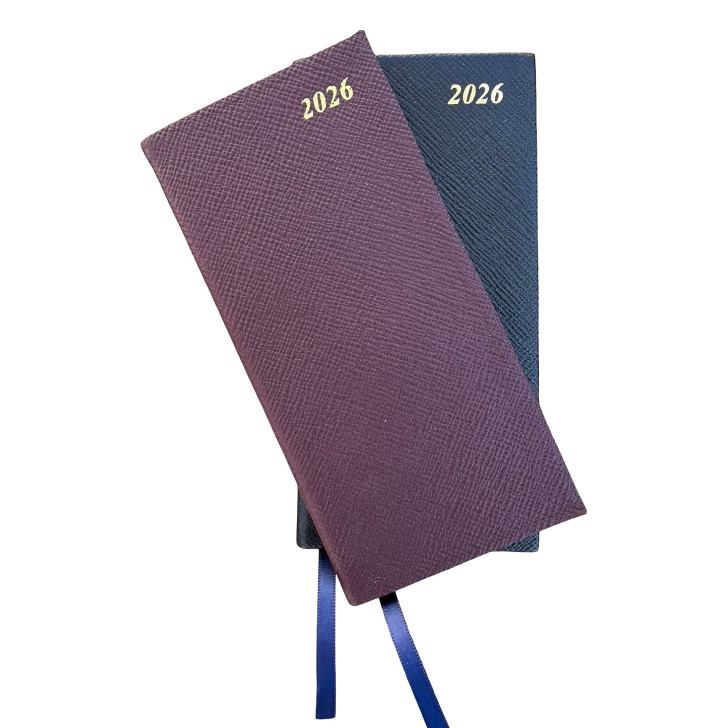 2026  D753L | Crossgrain Leather Pocket Calendar Book | One Week Per Opening | 5" x 3" | Year 2026