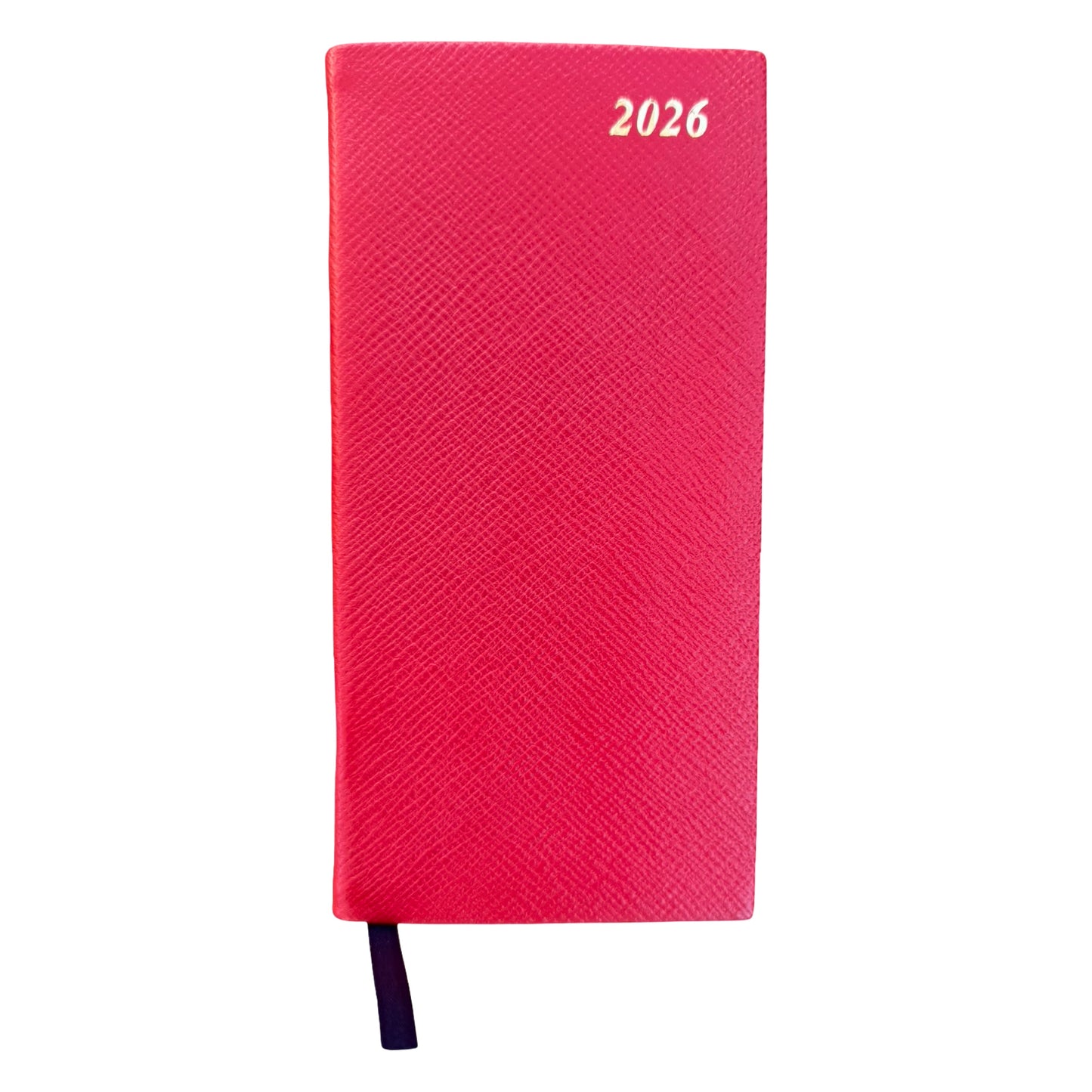 2026 D763VL | New Crossgrain Leather Pocket Agenda Book | One Week Per Opening | 6 x 3"